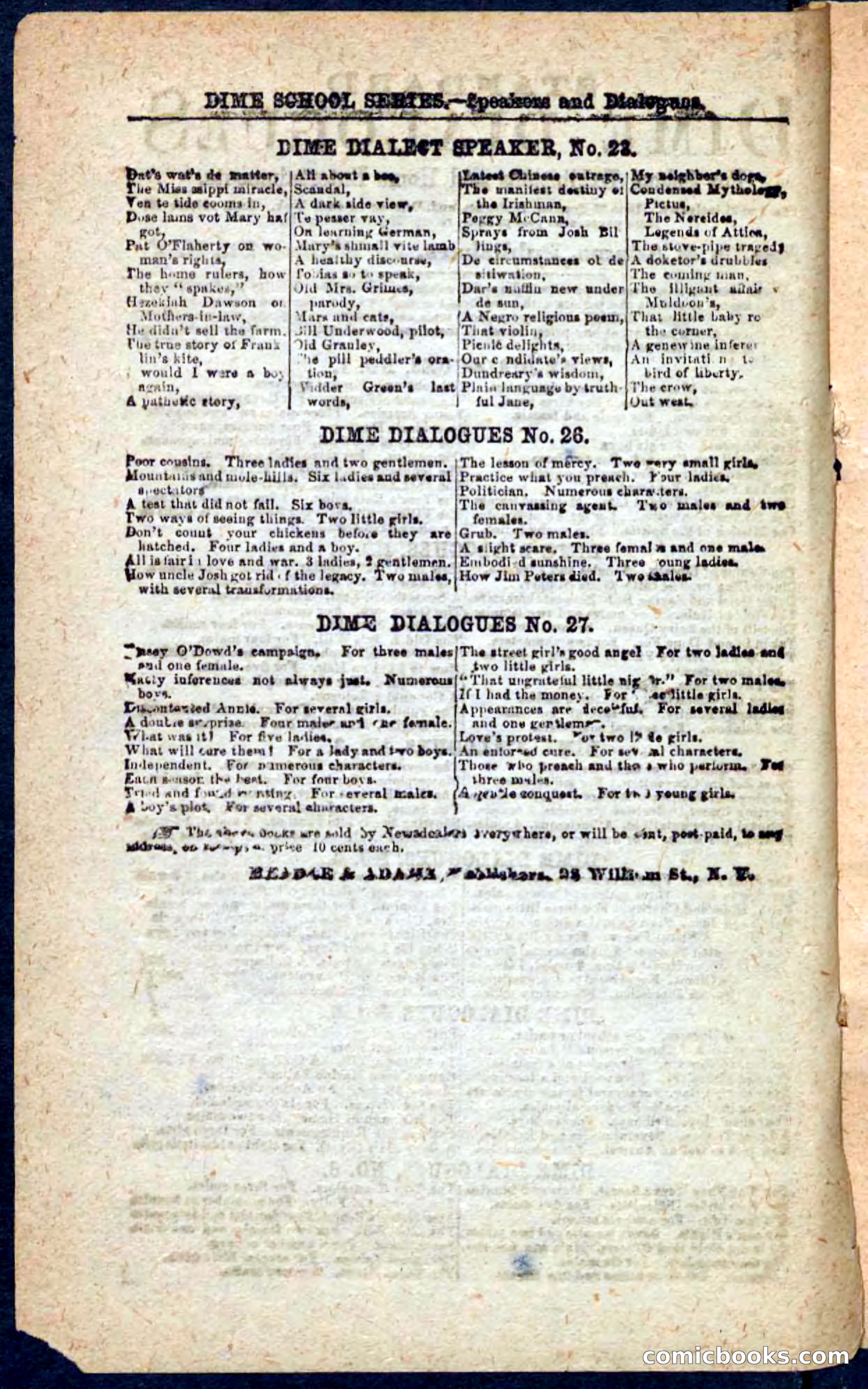 Beadle's Pocket Novels No. 128: Squatter Dick — page 98 of 100