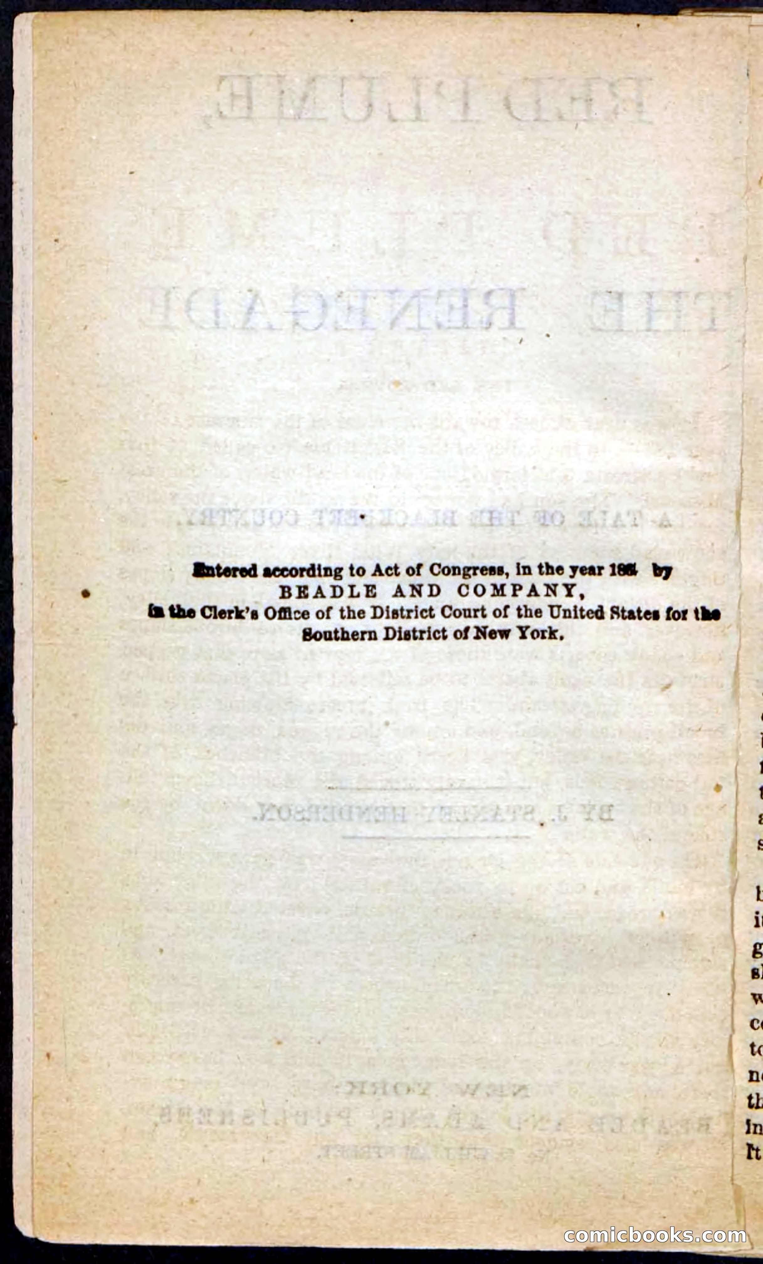 Beadle's Pocket Novels No. 131: Red Plume — page 4 of 98