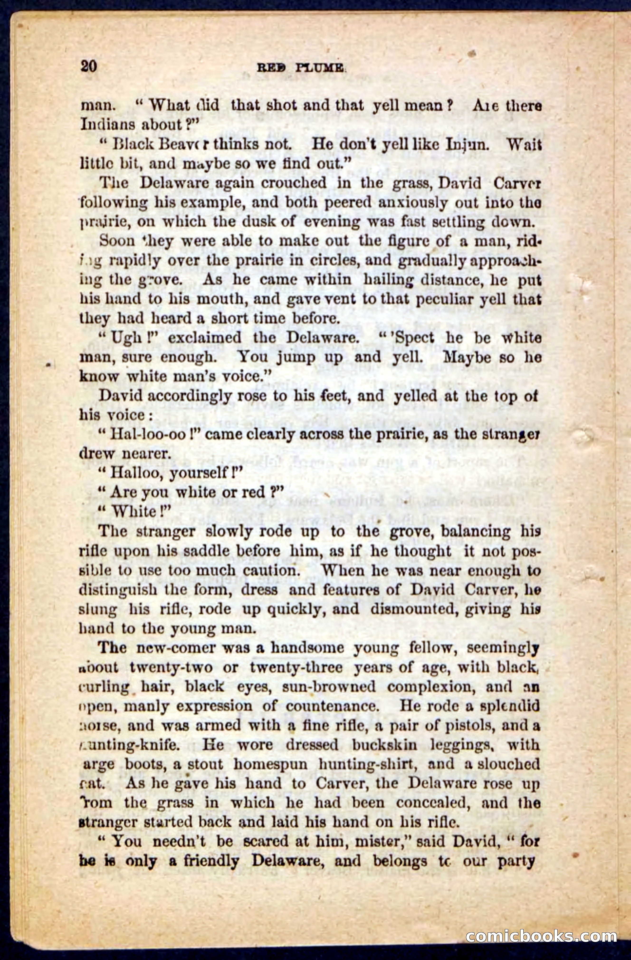 Beadle's Pocket Novels No. 131: Red Plume — page 16 of 98