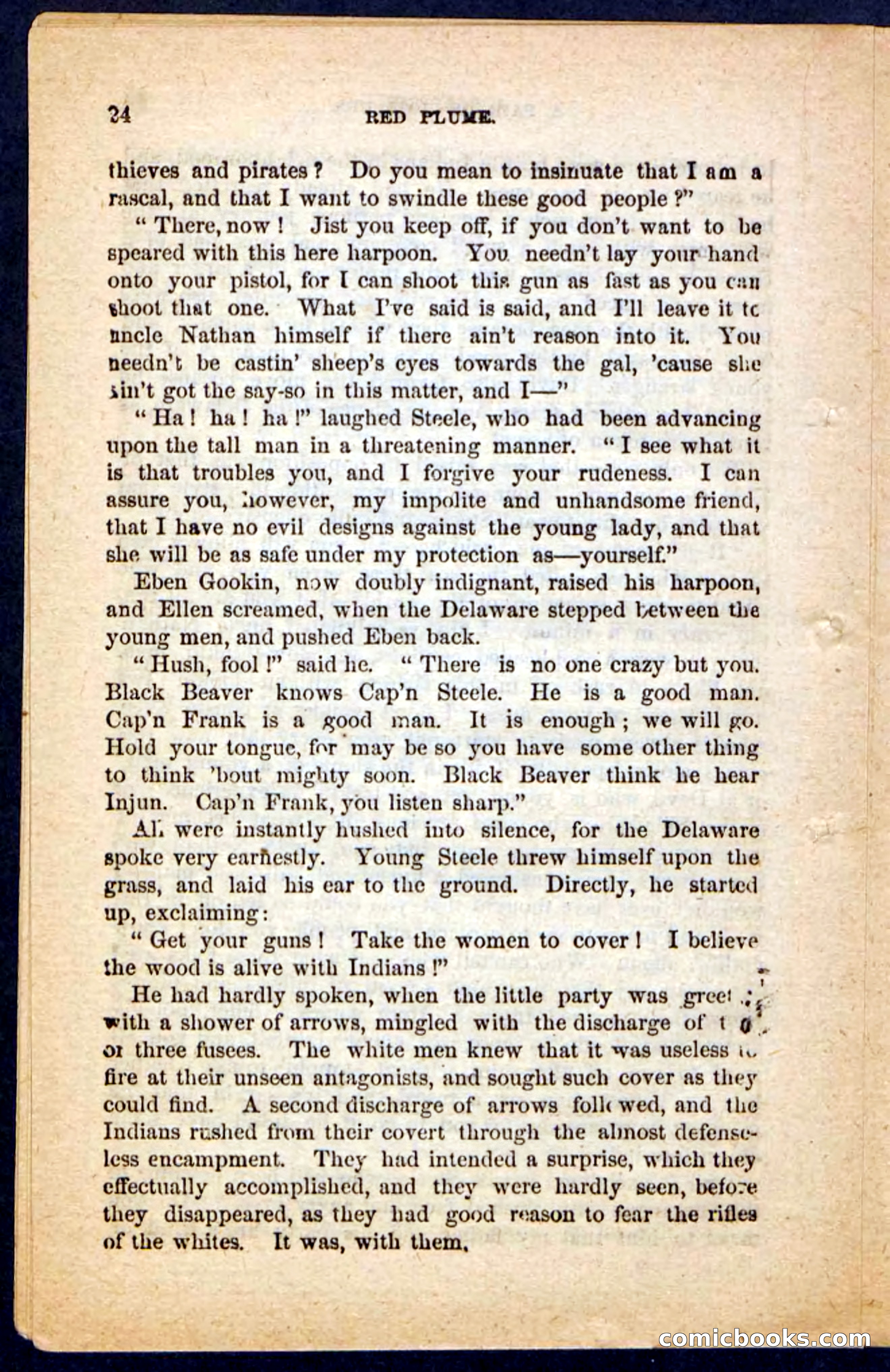 Beadle's Pocket Novels No. 131: Red Plume — page 20 of 98