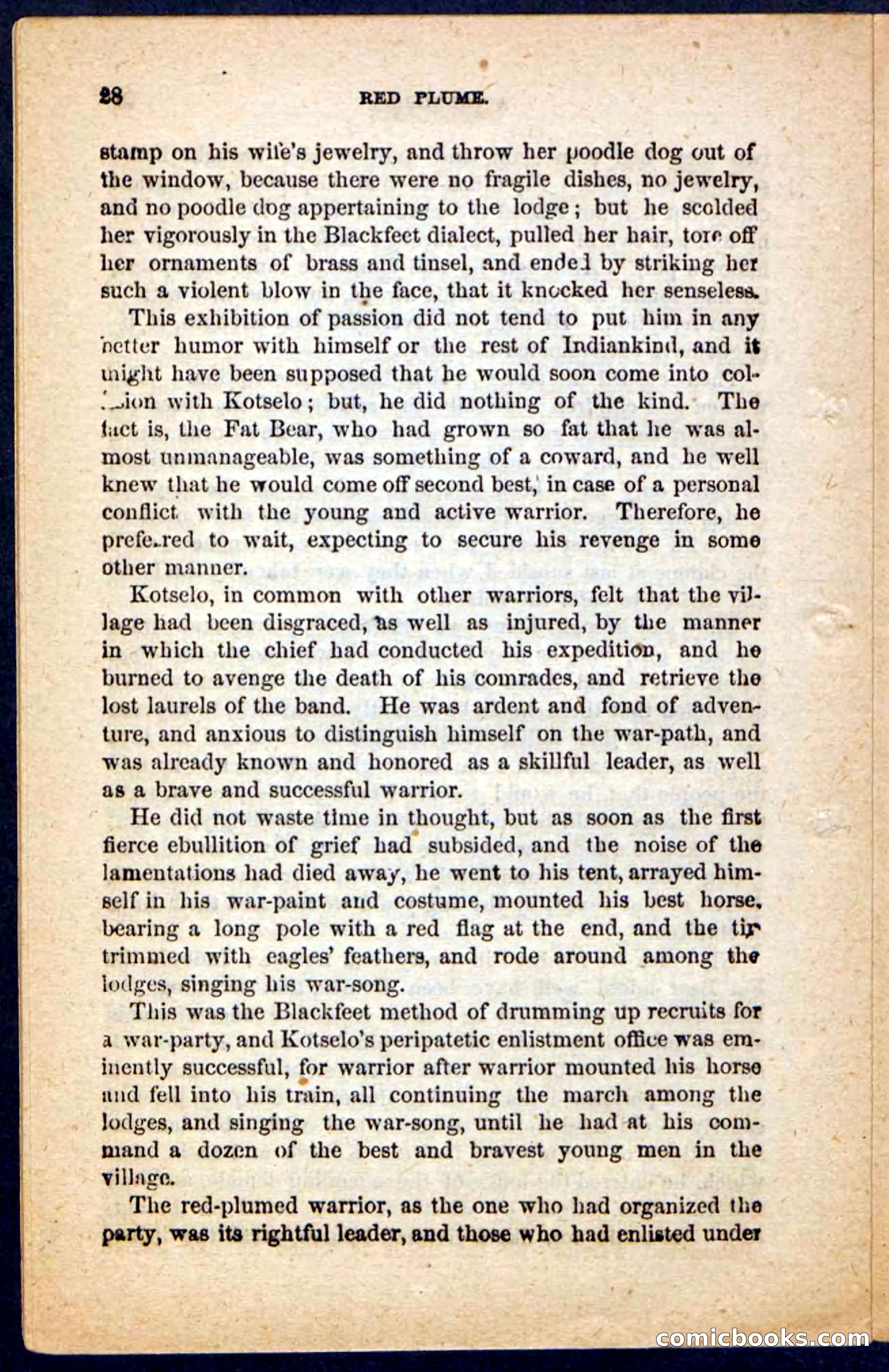 Beadle's Pocket Novels No. 131: Red Plume — page 24 of 98