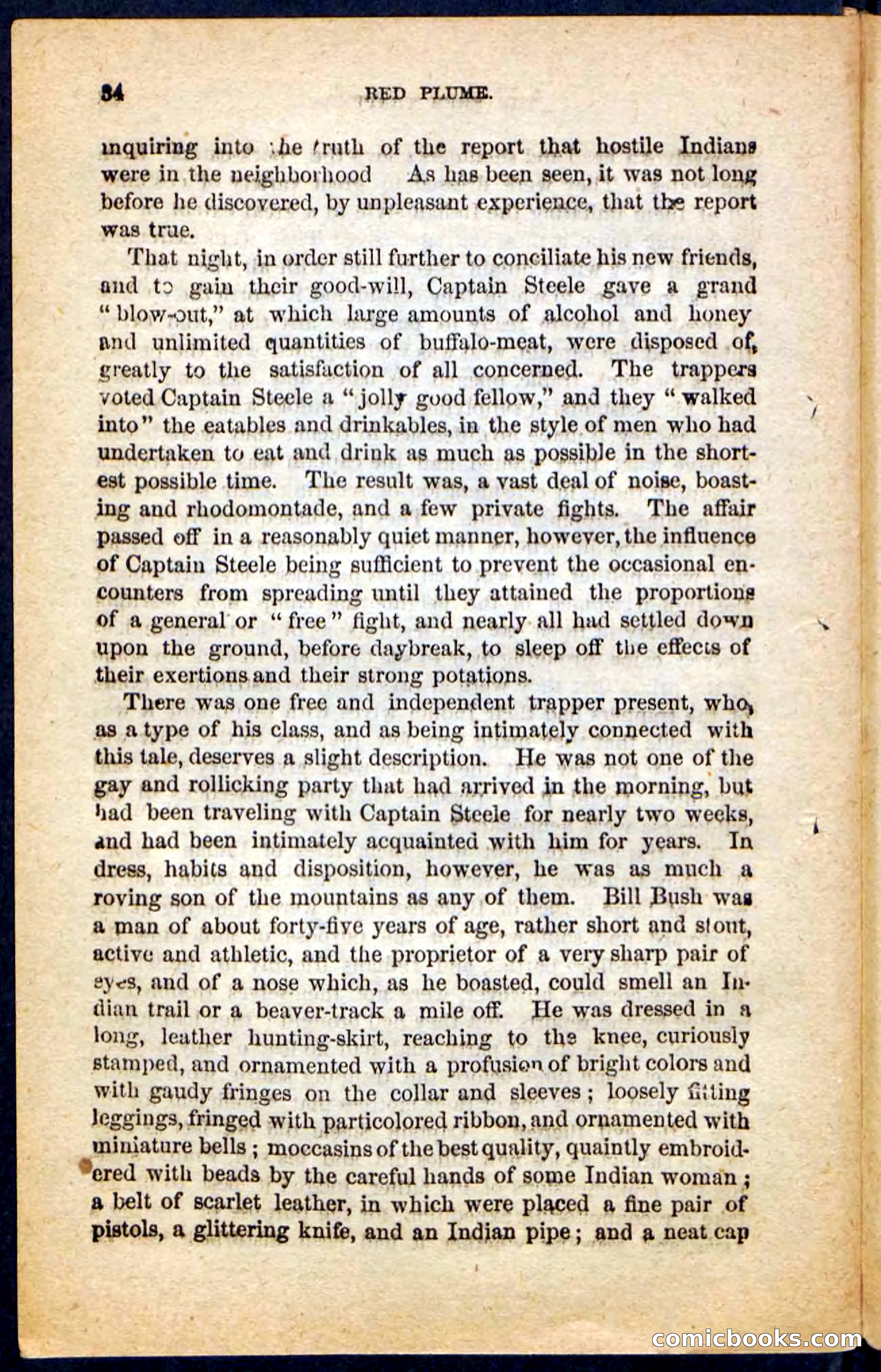 Beadle's Pocket Novels No. 131: Red Plume — page 30 of 98
