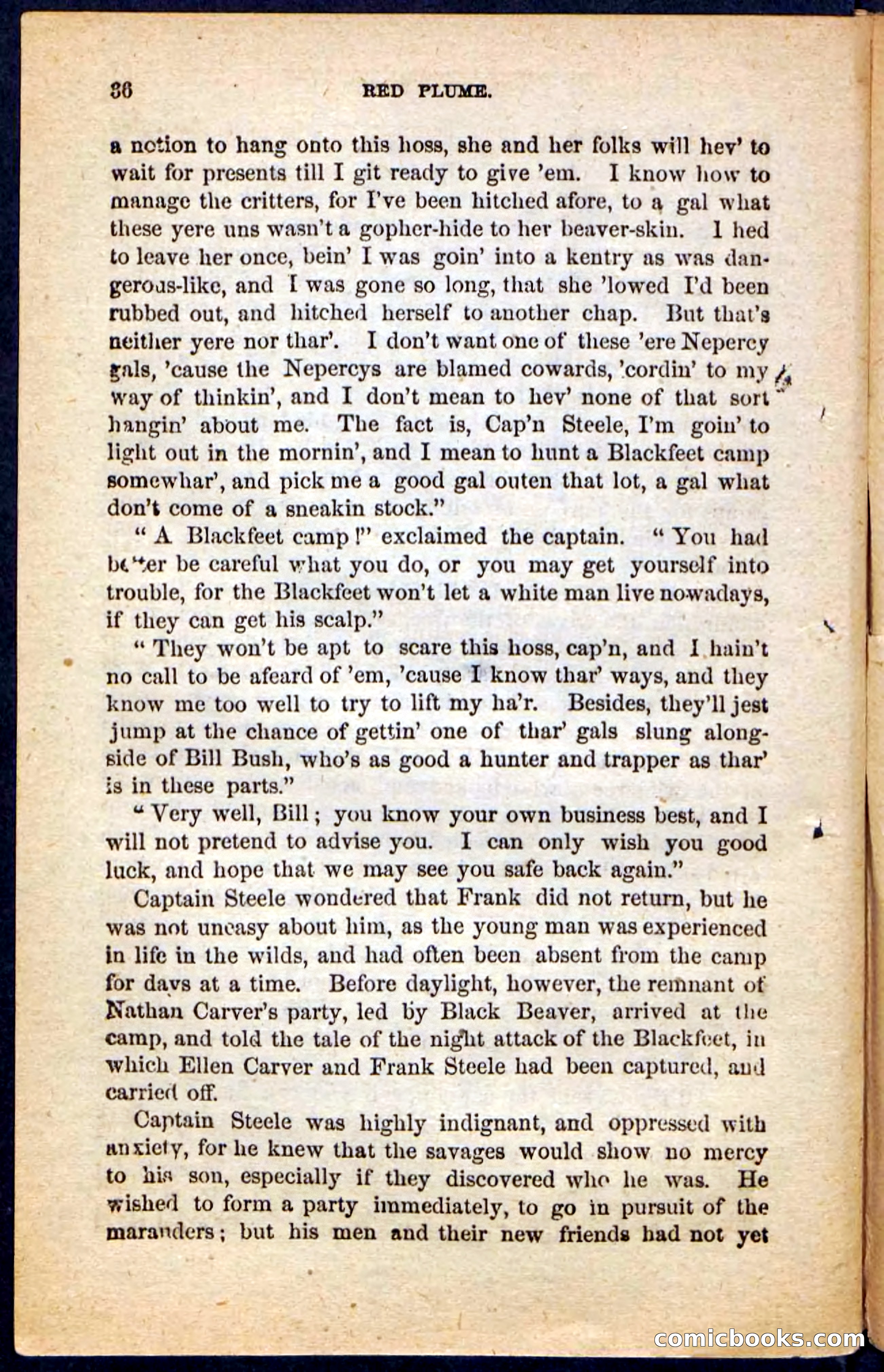 Beadle's Pocket Novels No. 131: Red Plume — page 32 of 98
