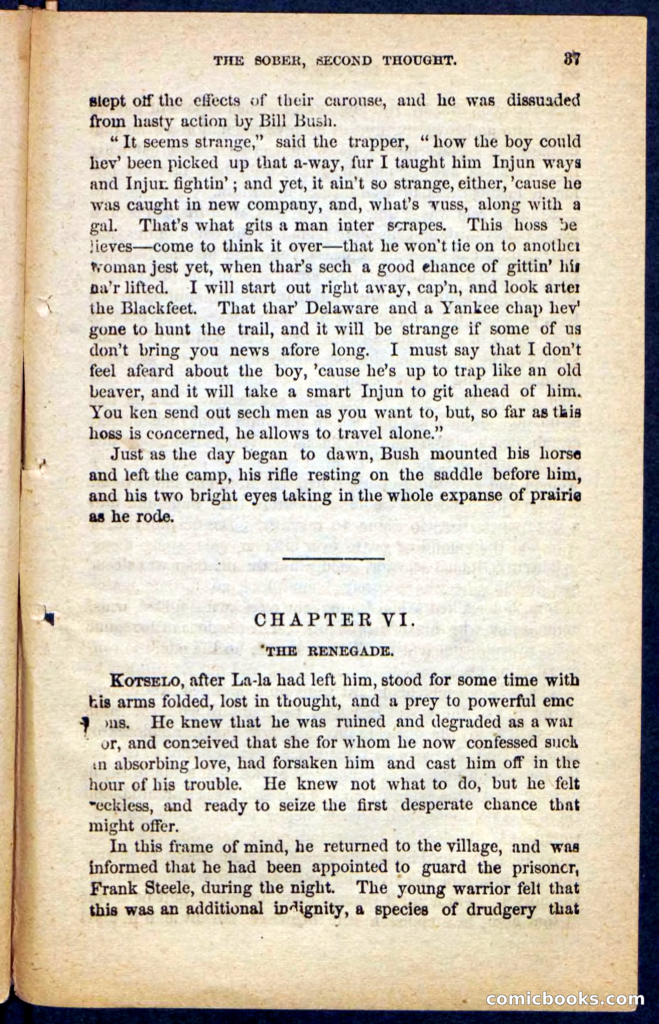 Beadle's Pocket Novels No. 131: Red Plume — page 33 of 98