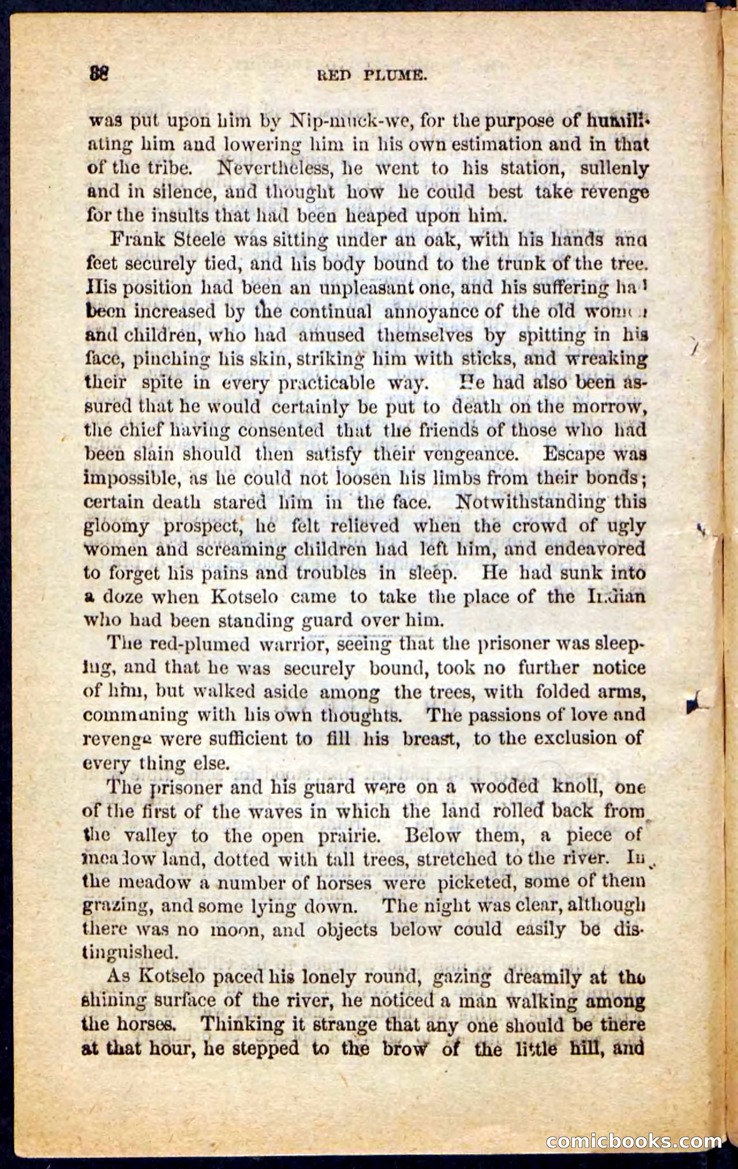 Beadle's Pocket Novels No. 131: Red Plume — page 34 of 98