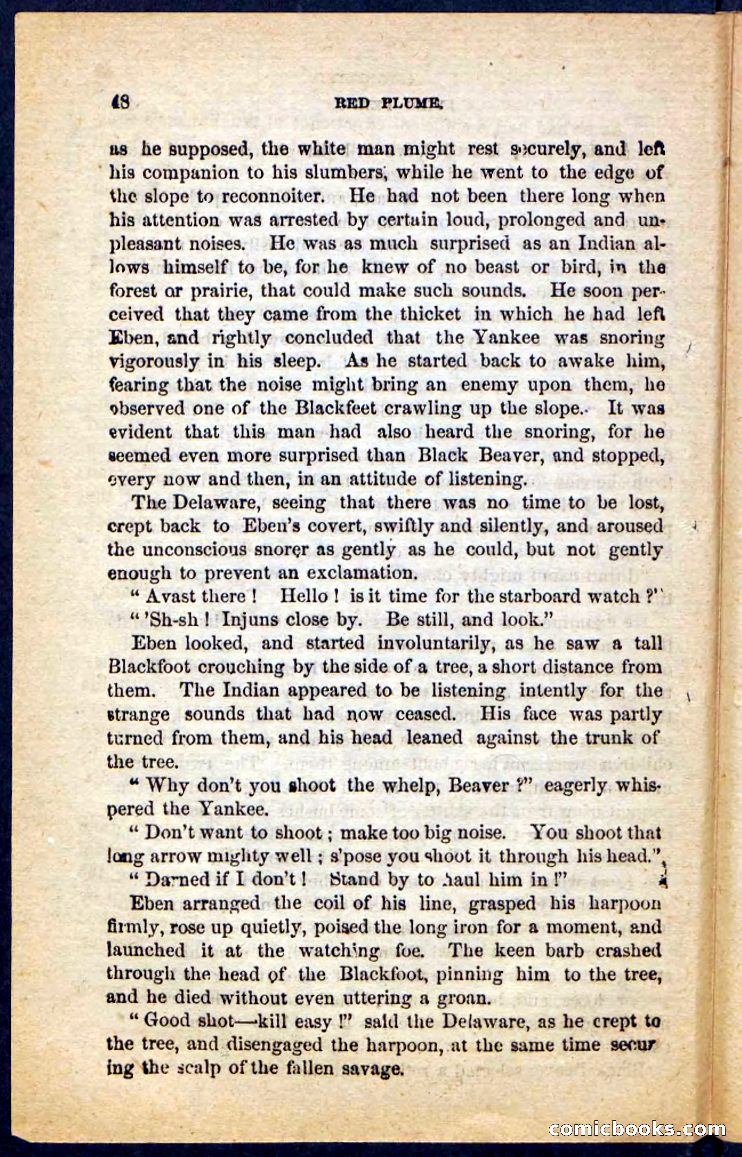 Beadle's Pocket Novels No. 131: Red Plume — page 44 of 98