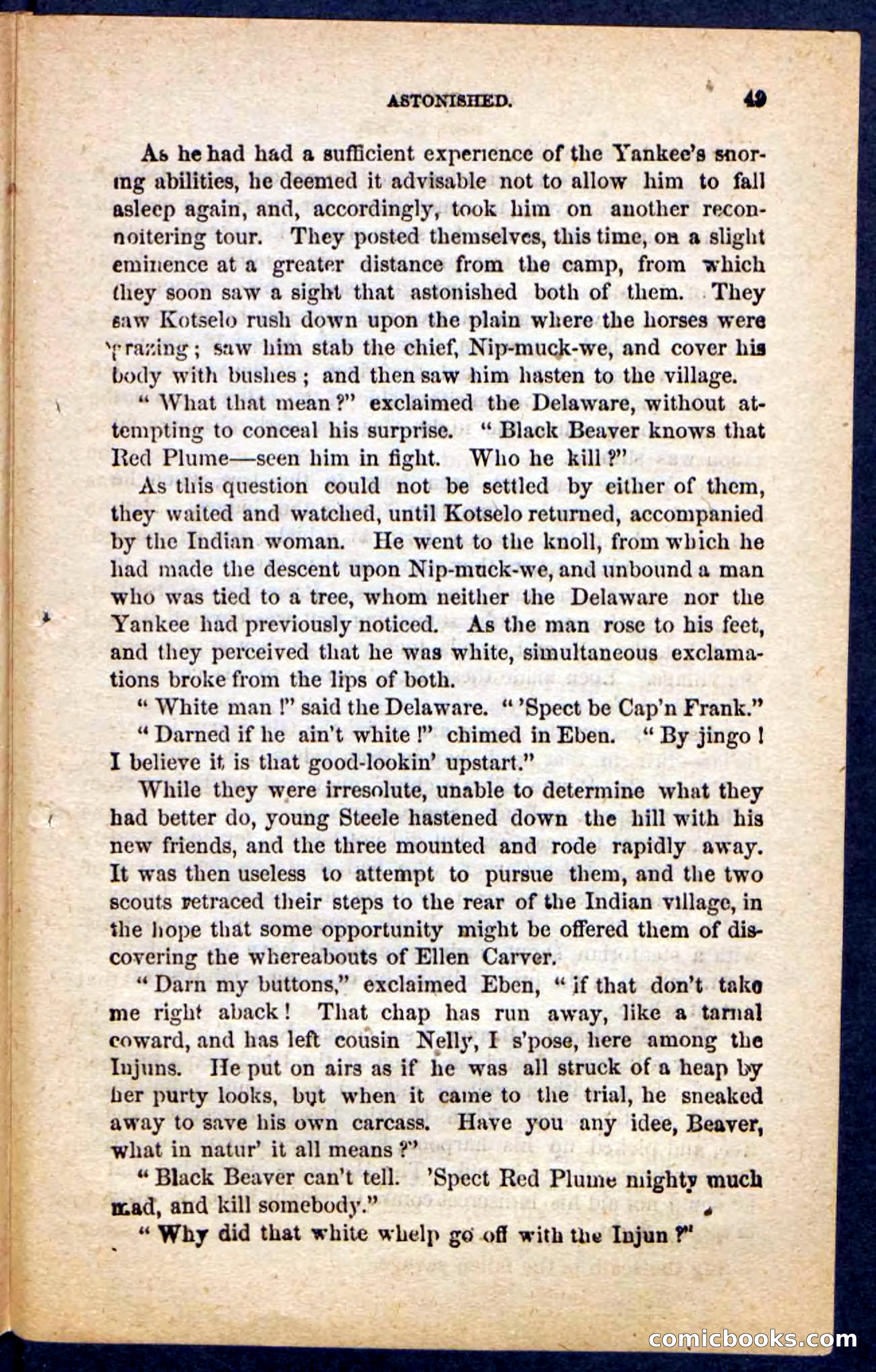 Beadle's Pocket Novels No. 131: Red Plume — page 45 of 98