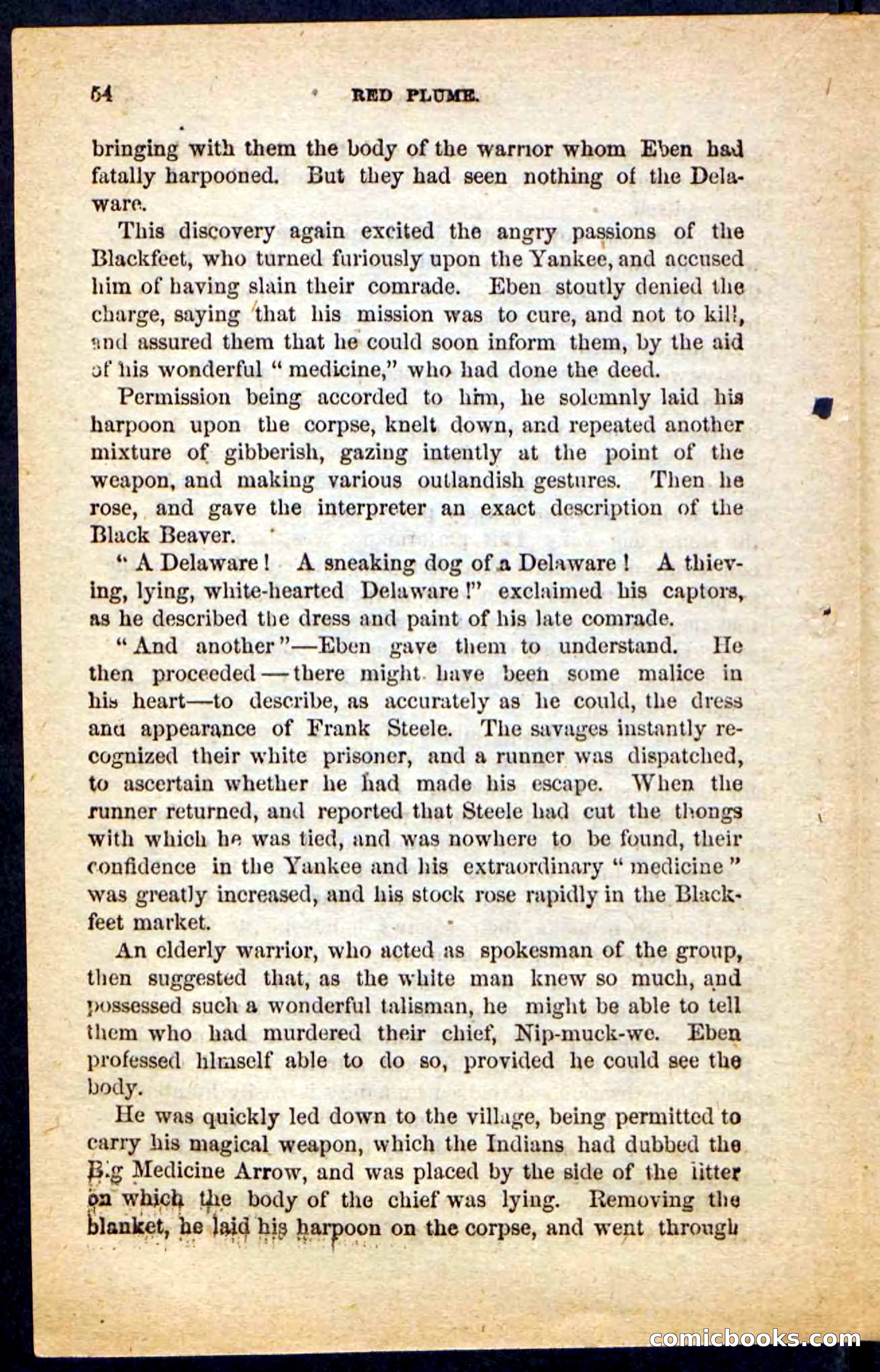 Beadle's Pocket Novels No. 131: Red Plume — page 50 of 98