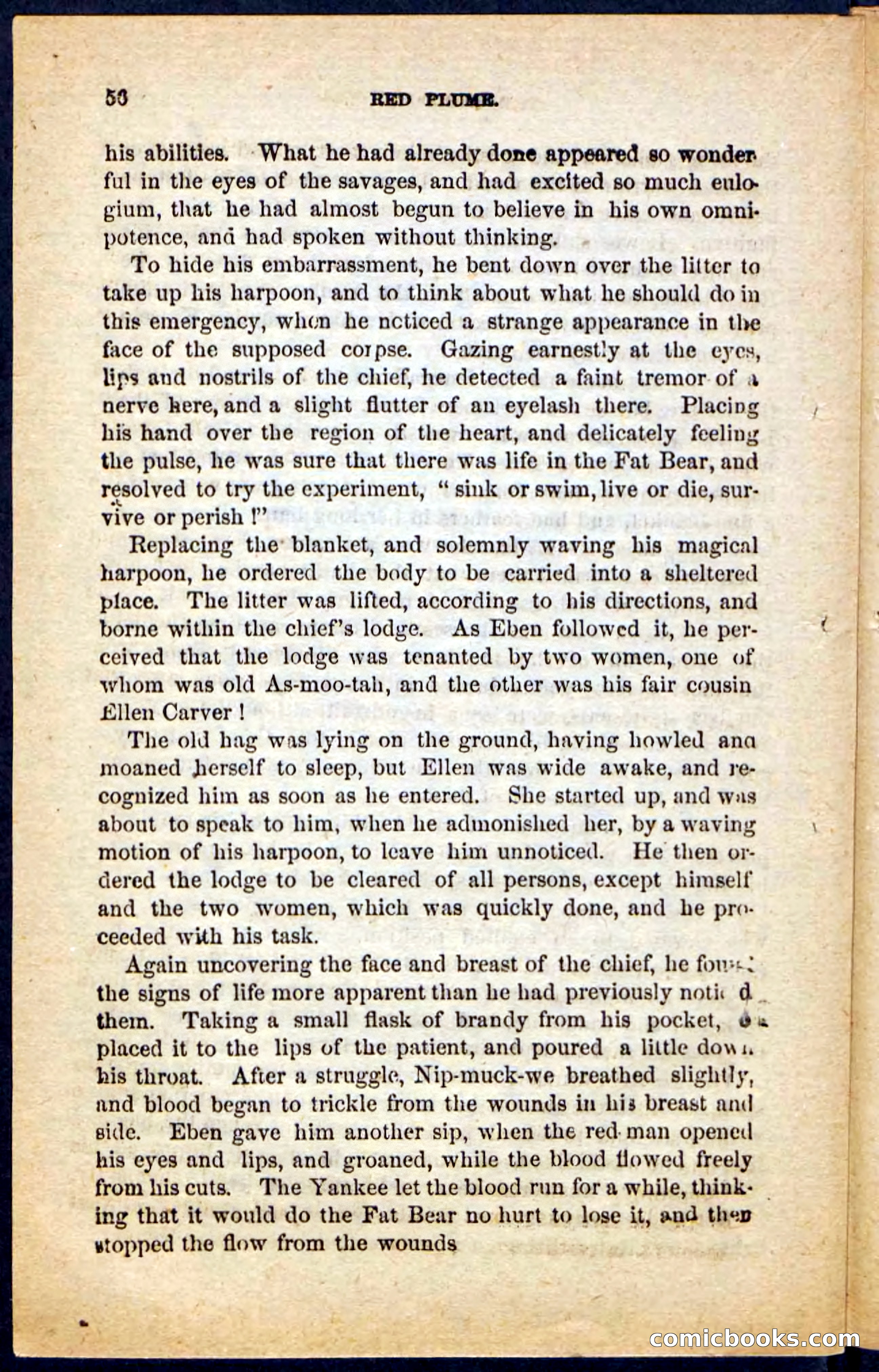 Beadle's Pocket Novels No. 131: Red Plume — page 52 of 98