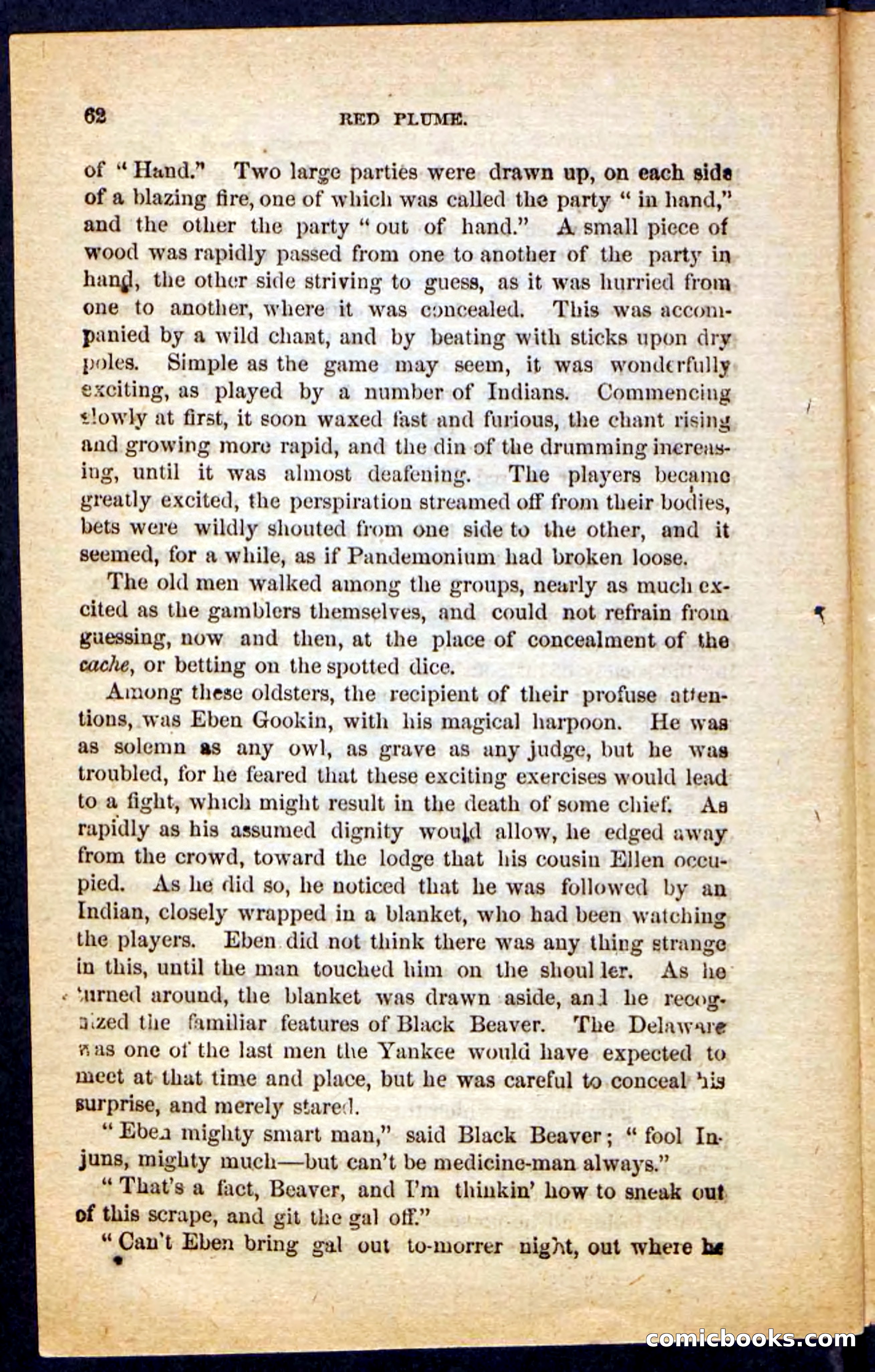 Beadle's Pocket Novels No. 131: Red Plume — page 58 of 98