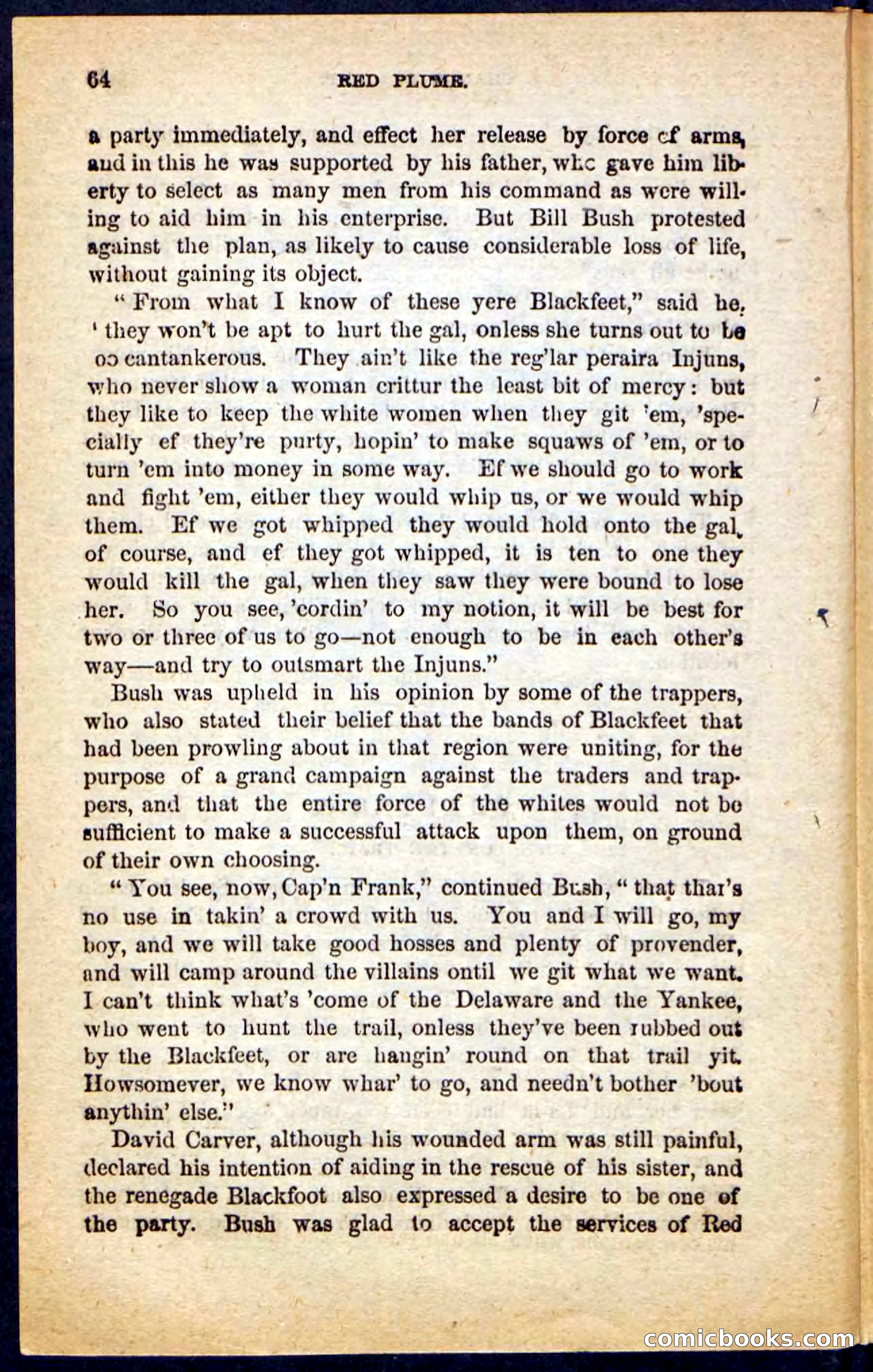 Beadle's Pocket Novels No. 131: Red Plume — page 60 of 98