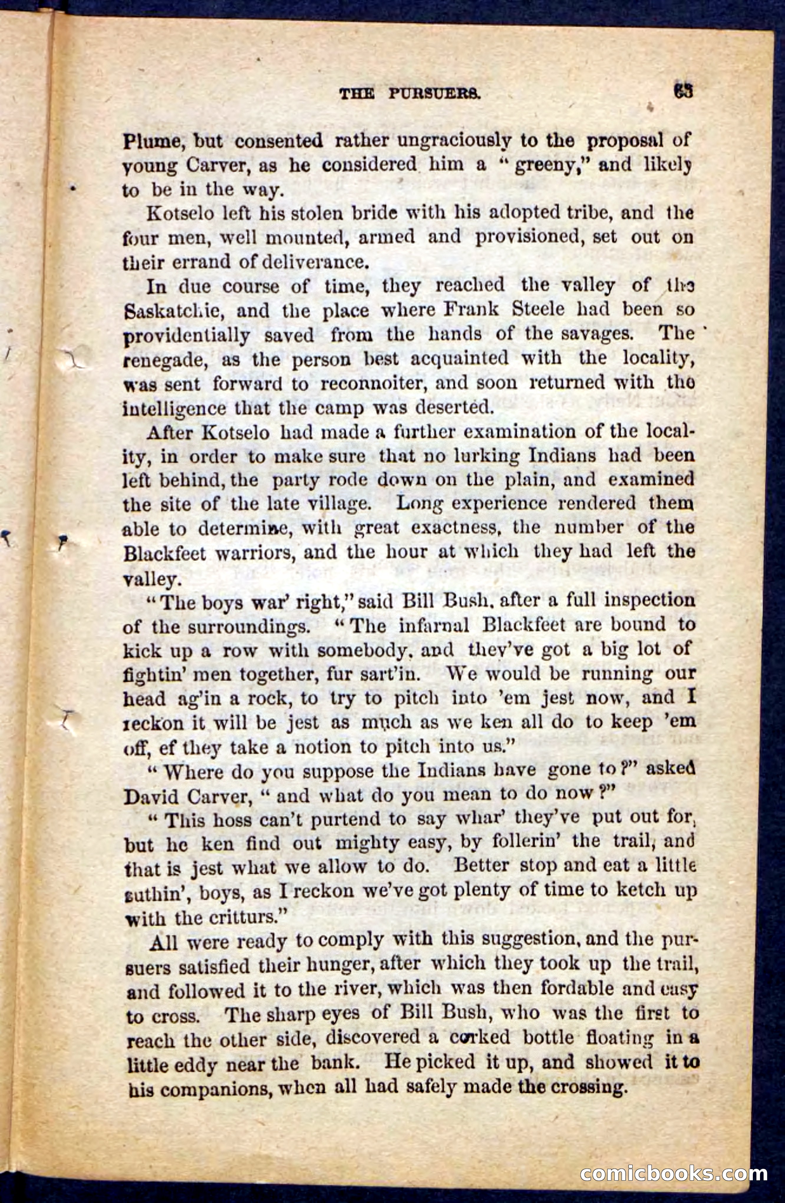 Beadle's Pocket Novels No. 131: Red Plume — page 61 of 98