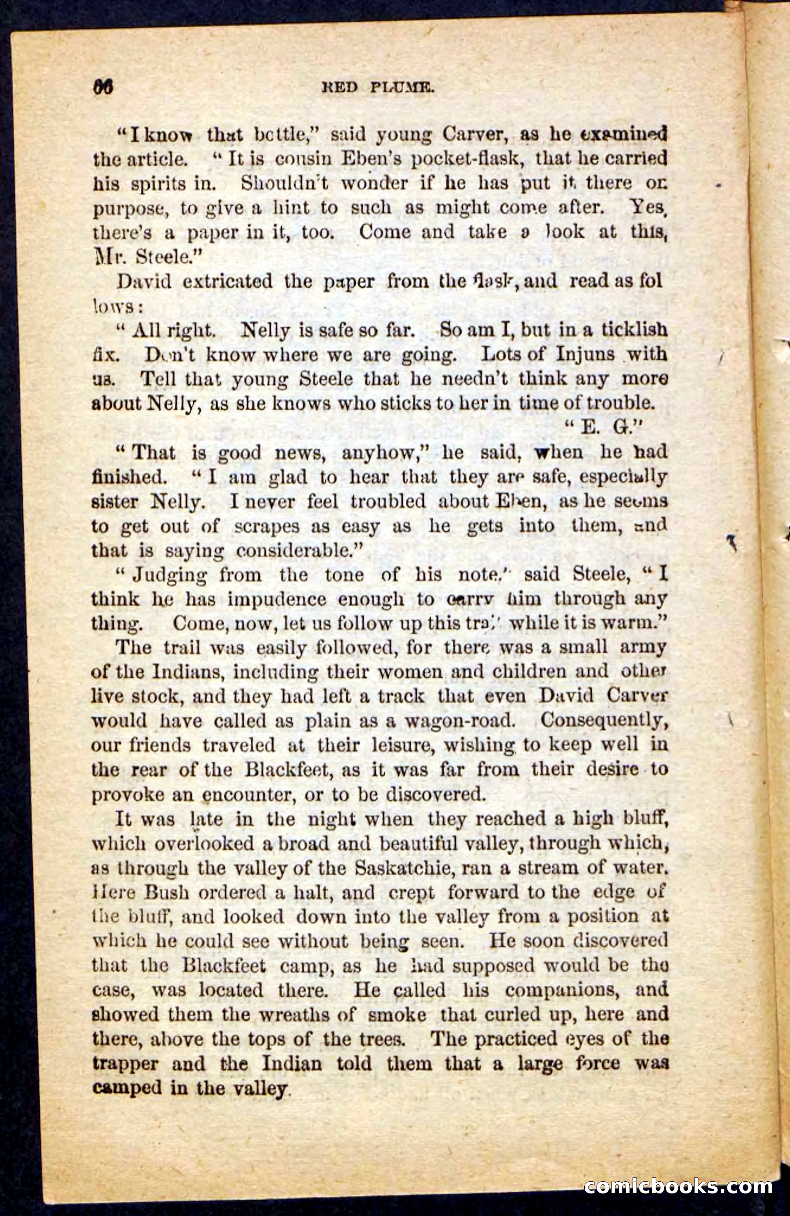 Beadle's Pocket Novels No. 131: Red Plume — page 62 of 98