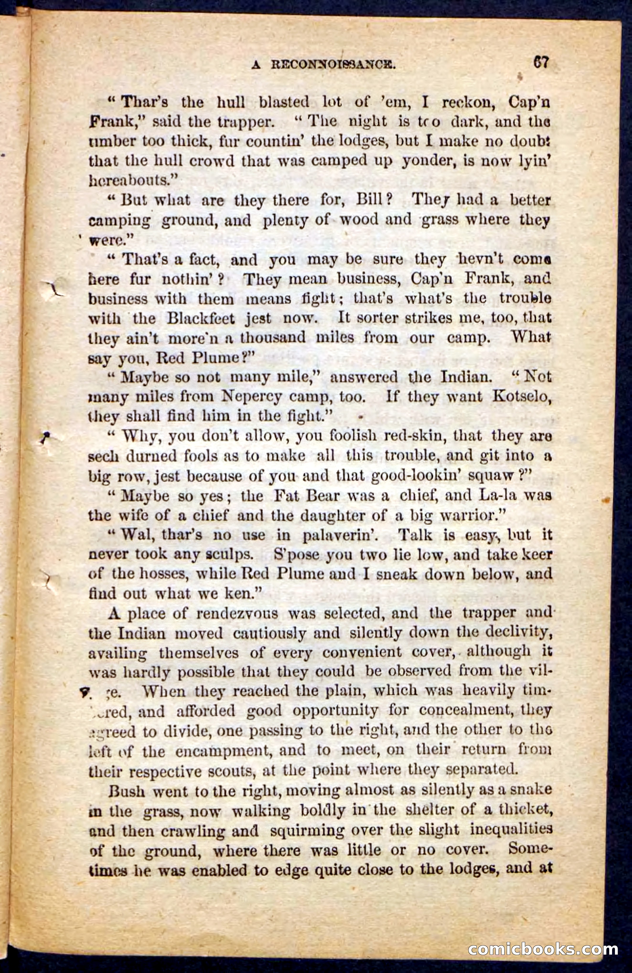 Beadle's Pocket Novels No. 131: Red Plume — page 63 of 98