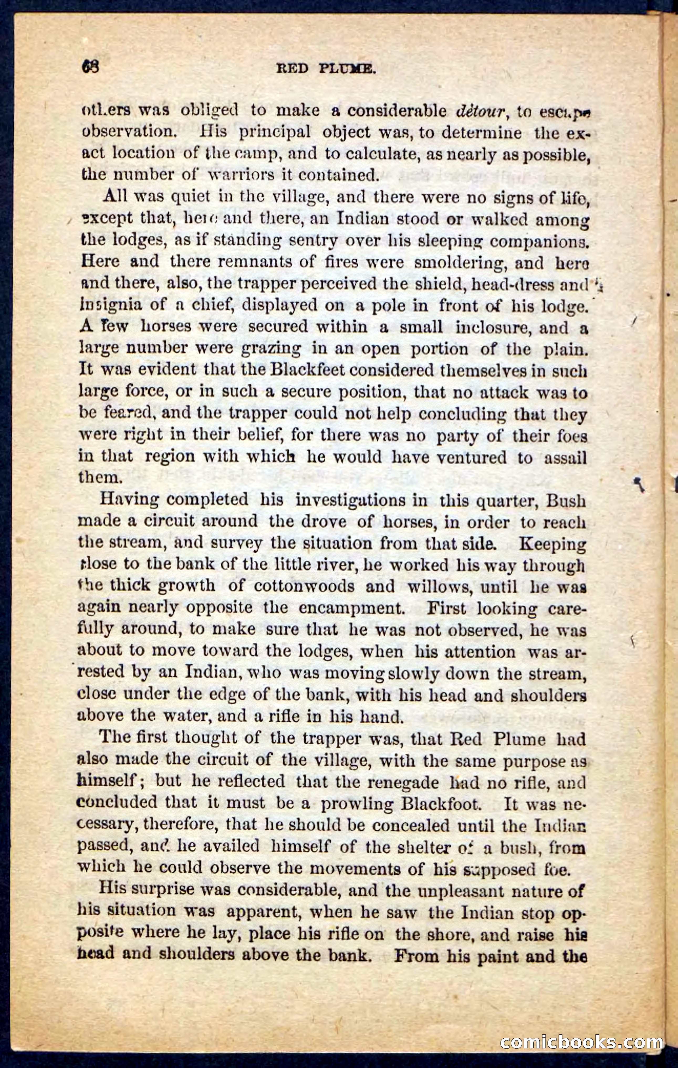 Beadle's Pocket Novels No. 131: Red Plume — page 64 of 98
