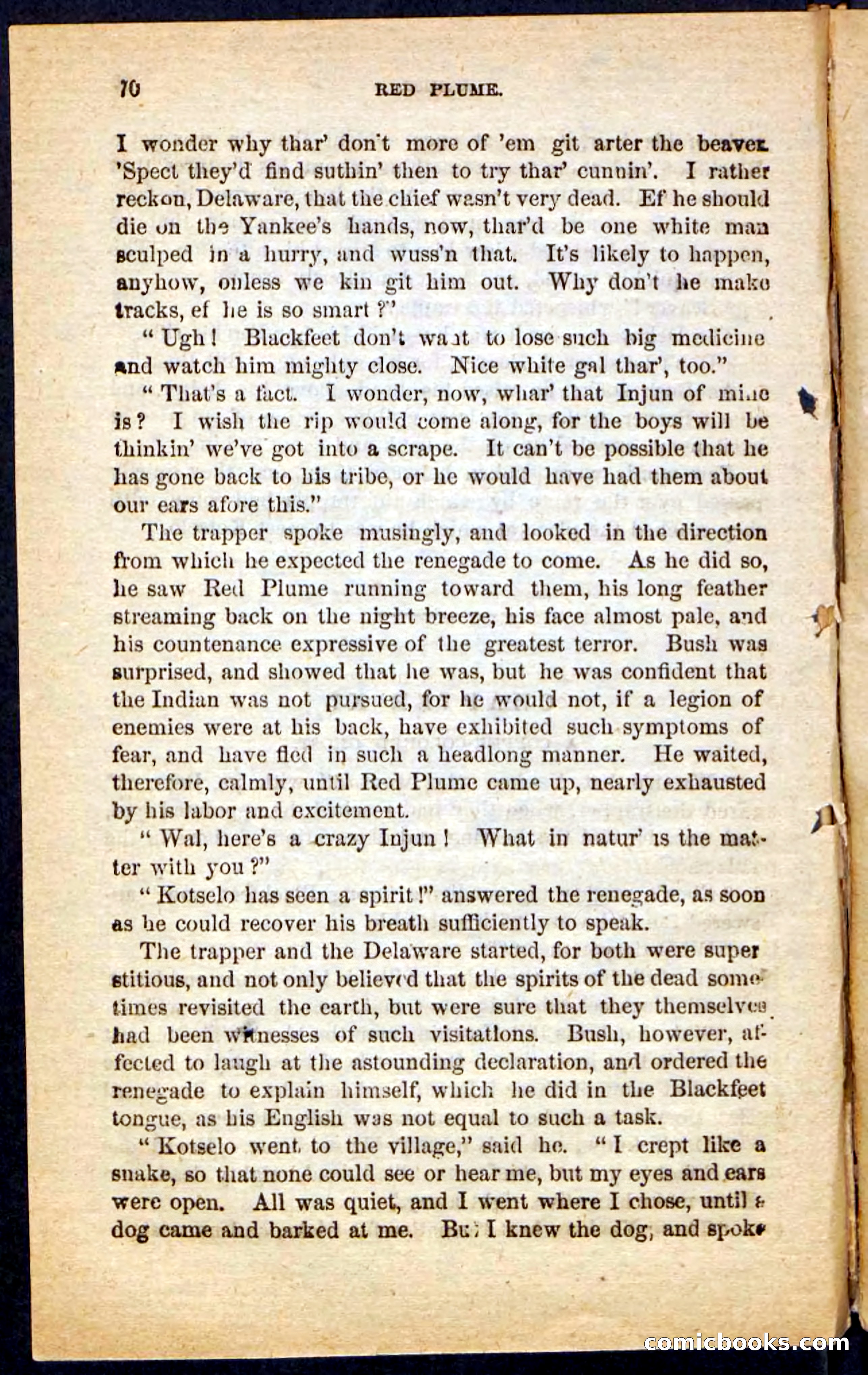 Beadle's Pocket Novels No. 131: Red Plume — page 66 of 98