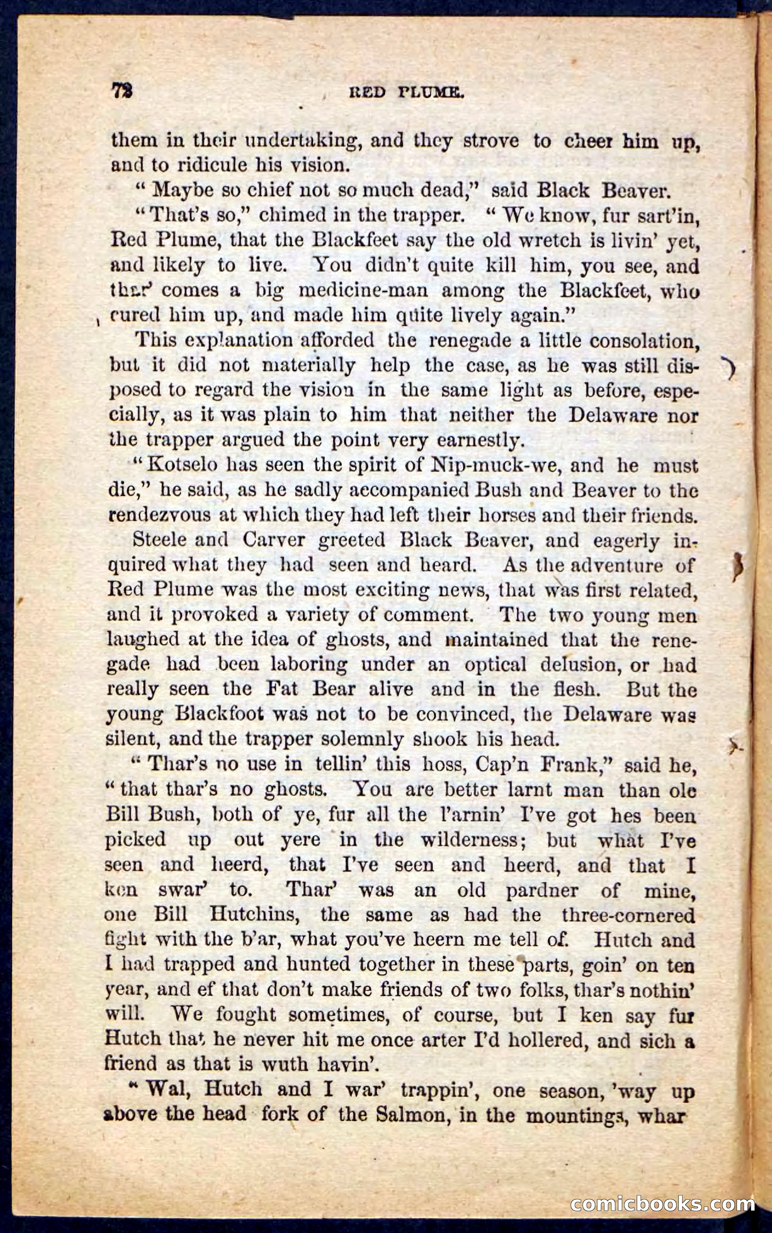 Beadle's Pocket Novels No. 131: Red Plume — page 68 of 98