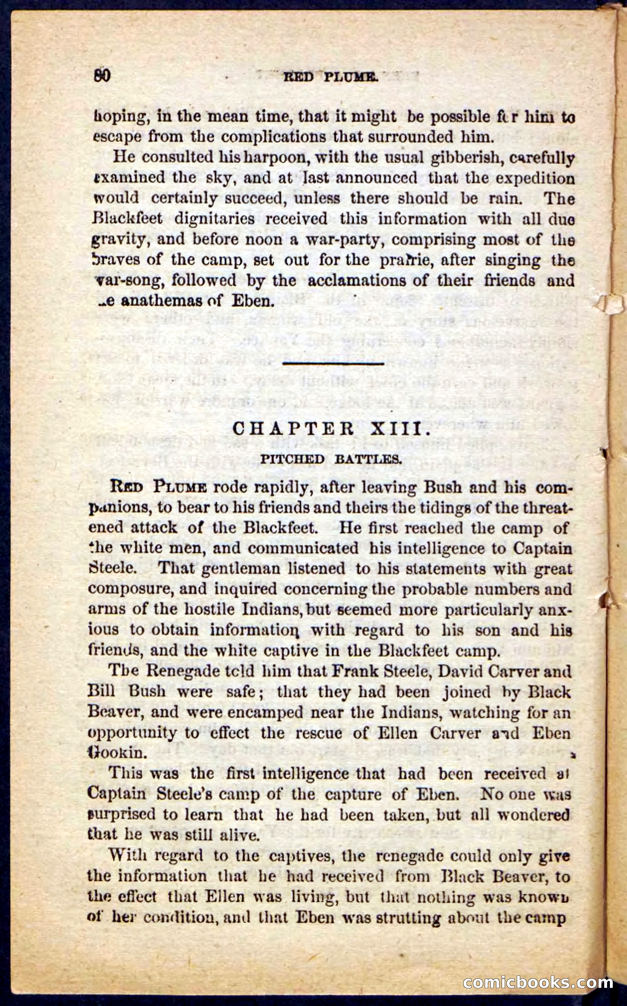 Beadle's Pocket Novels No. 131: Red Plume — page 76 of 98