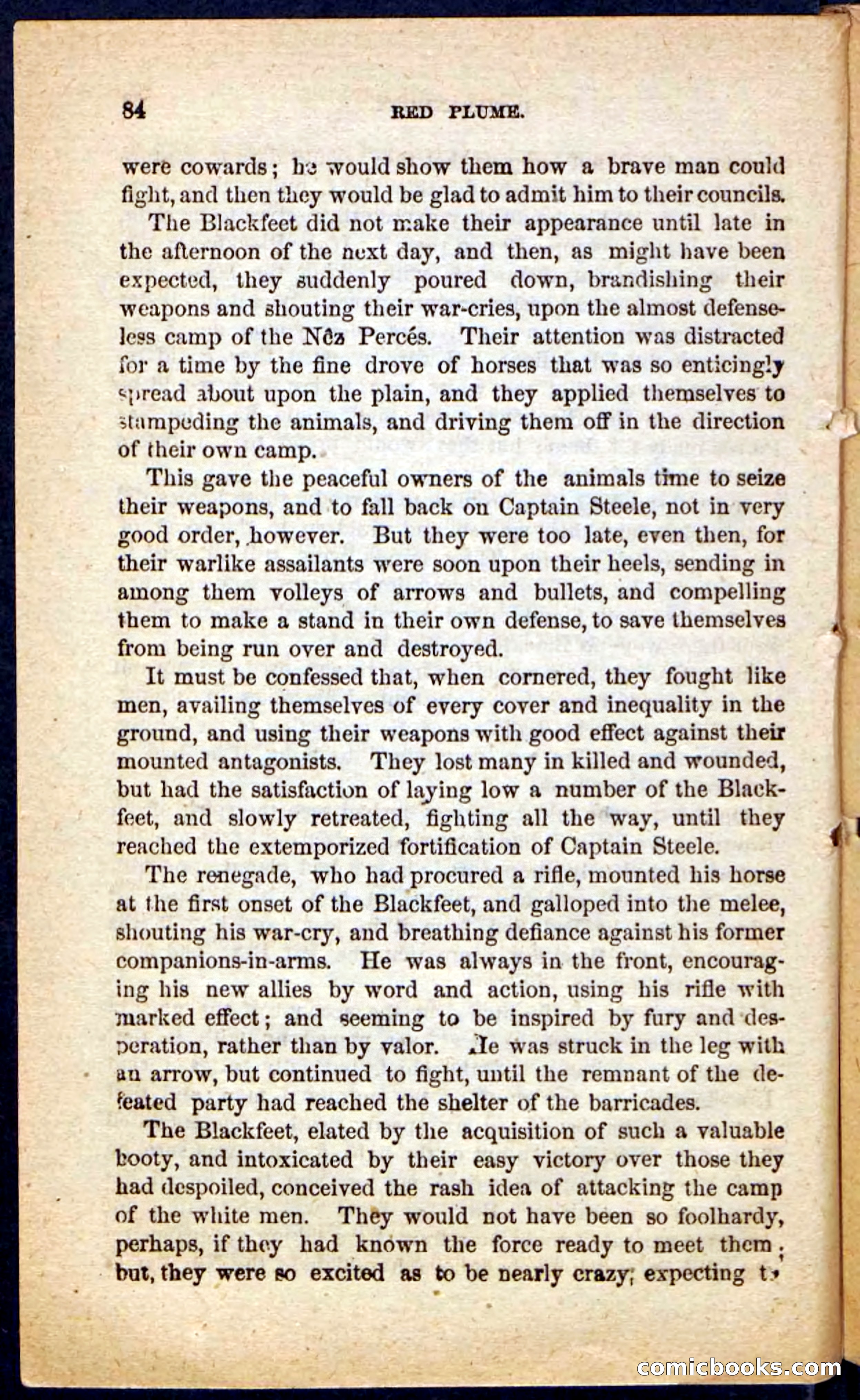 Beadle's Pocket Novels No. 131: Red Plume — page 80 of 98