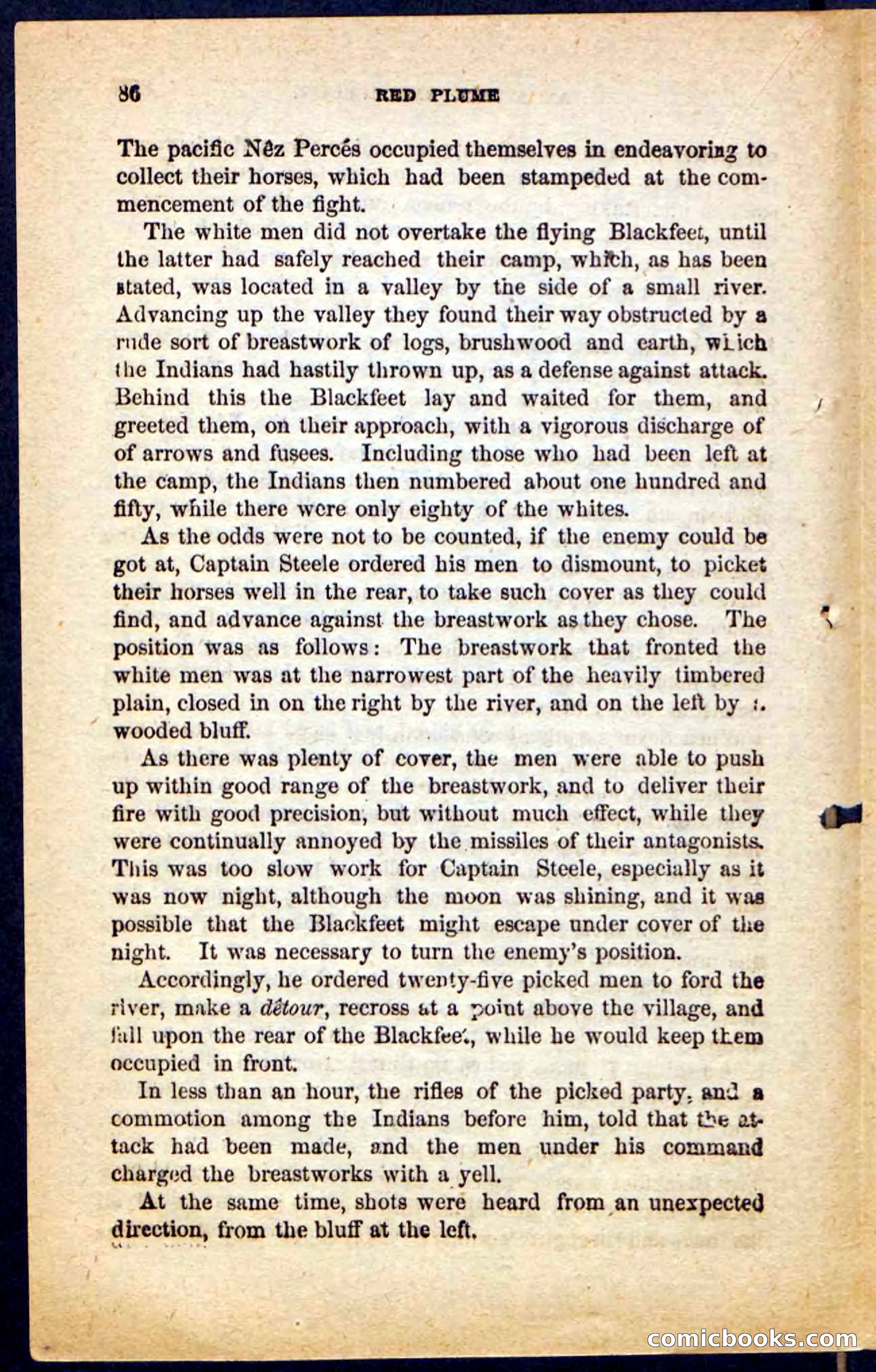 Beadle's Pocket Novels No. 131: Red Plume — page 82 of 98
