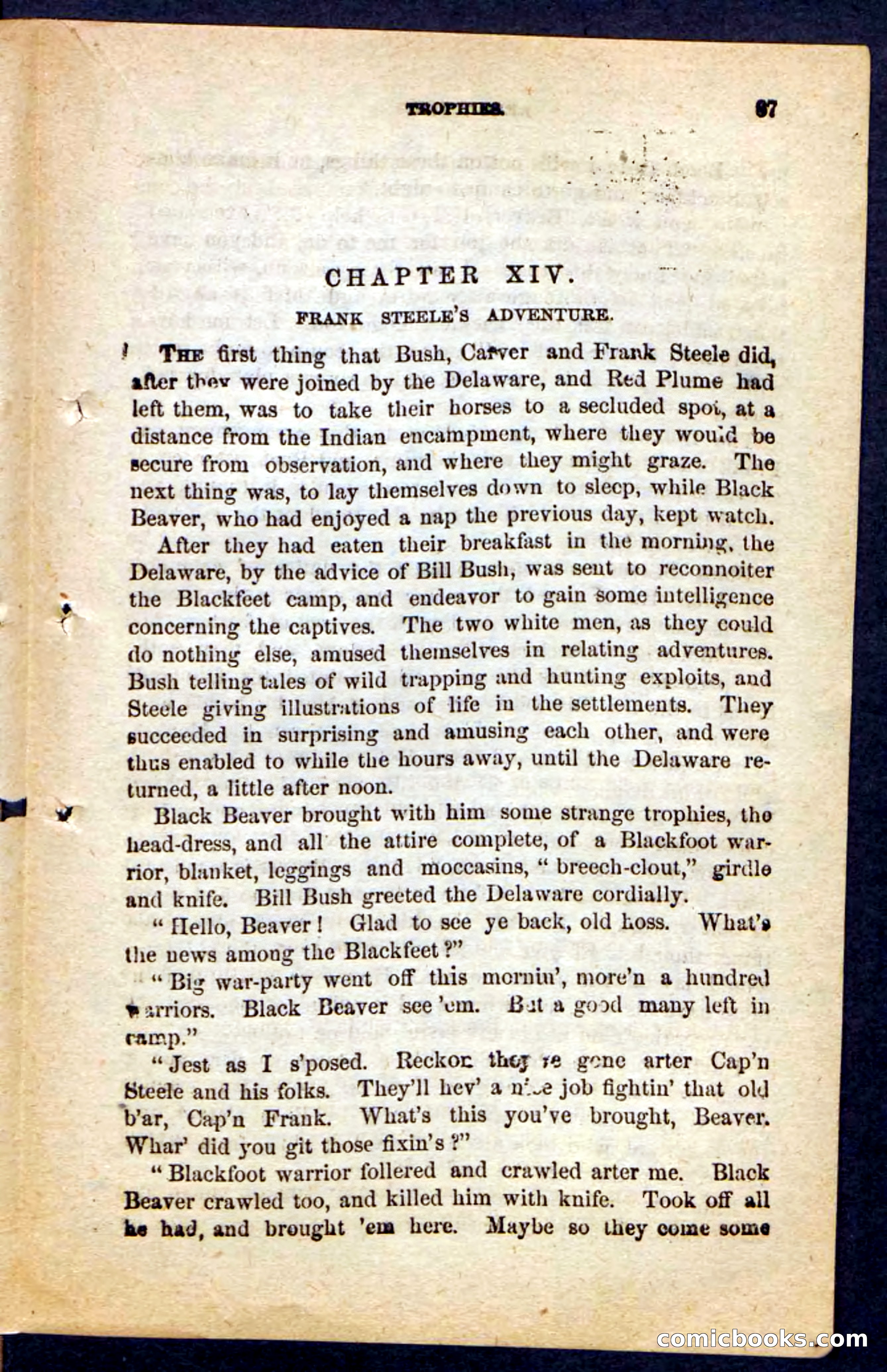 Beadle's Pocket Novels No. 131: Red Plume — page 83 of 98
