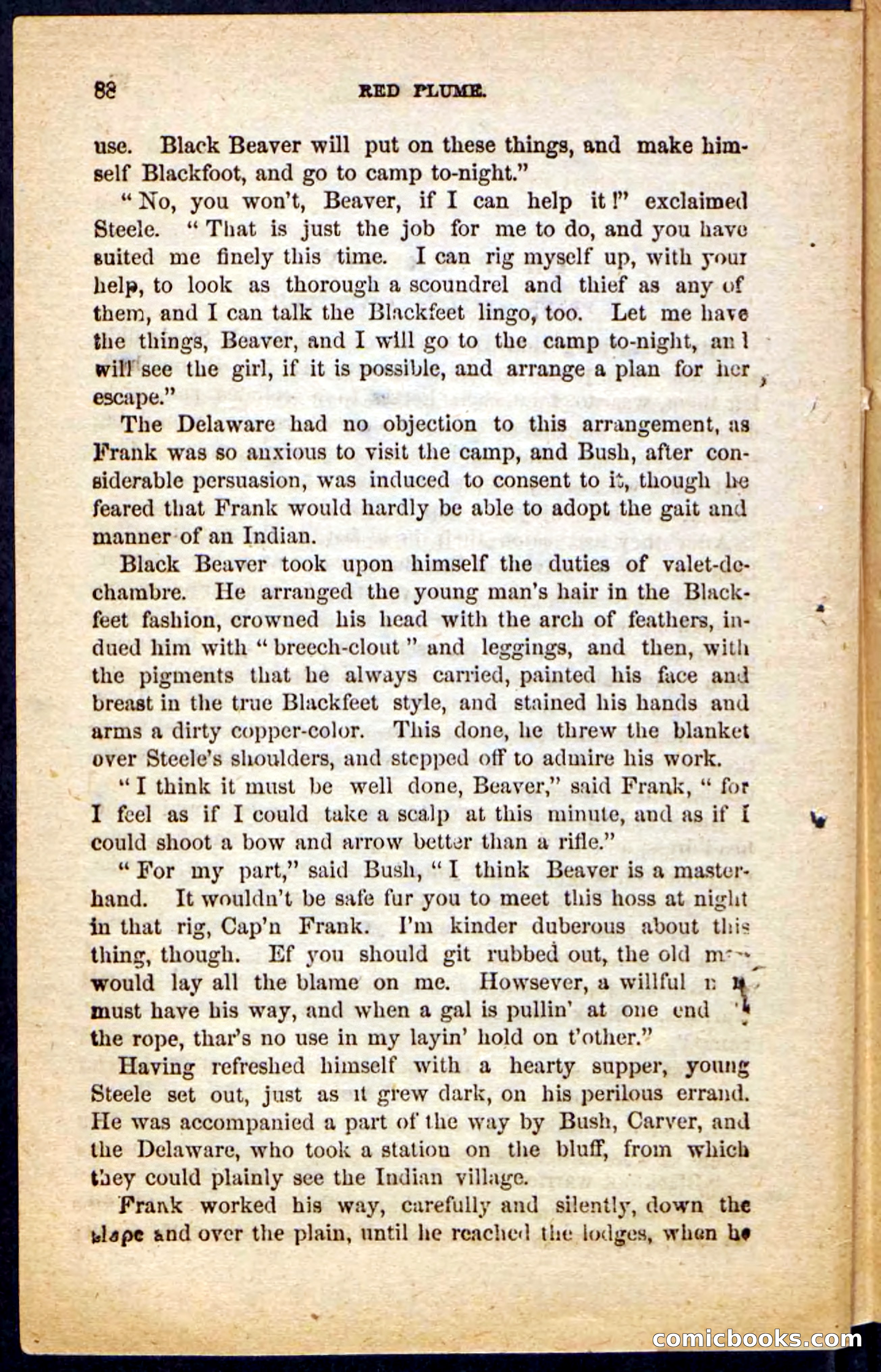 Beadle's Pocket Novels No. 131: Red Plume — page 84 of 98