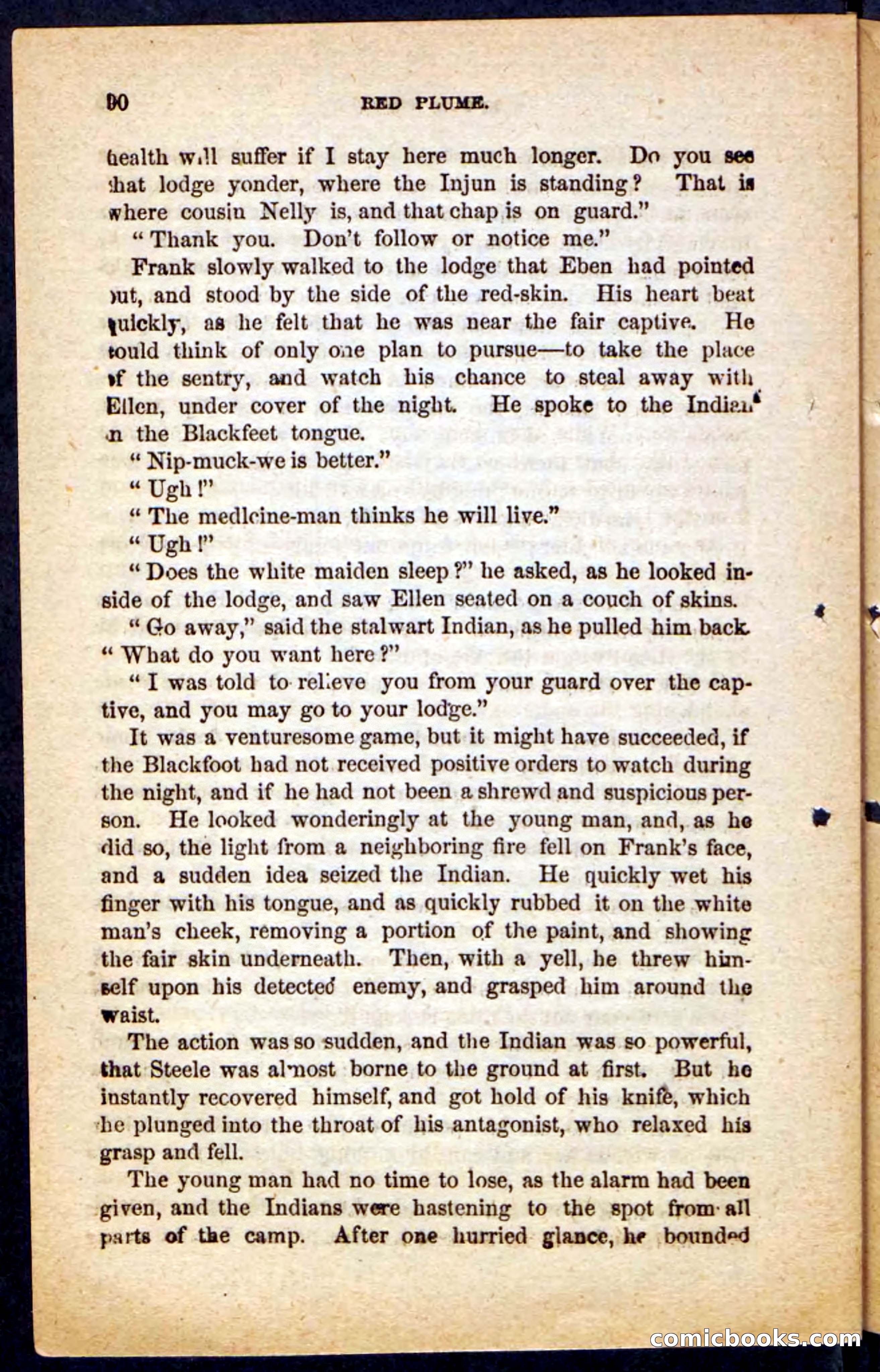 Beadle's Pocket Novels No. 131: Red Plume — page 86 of 98