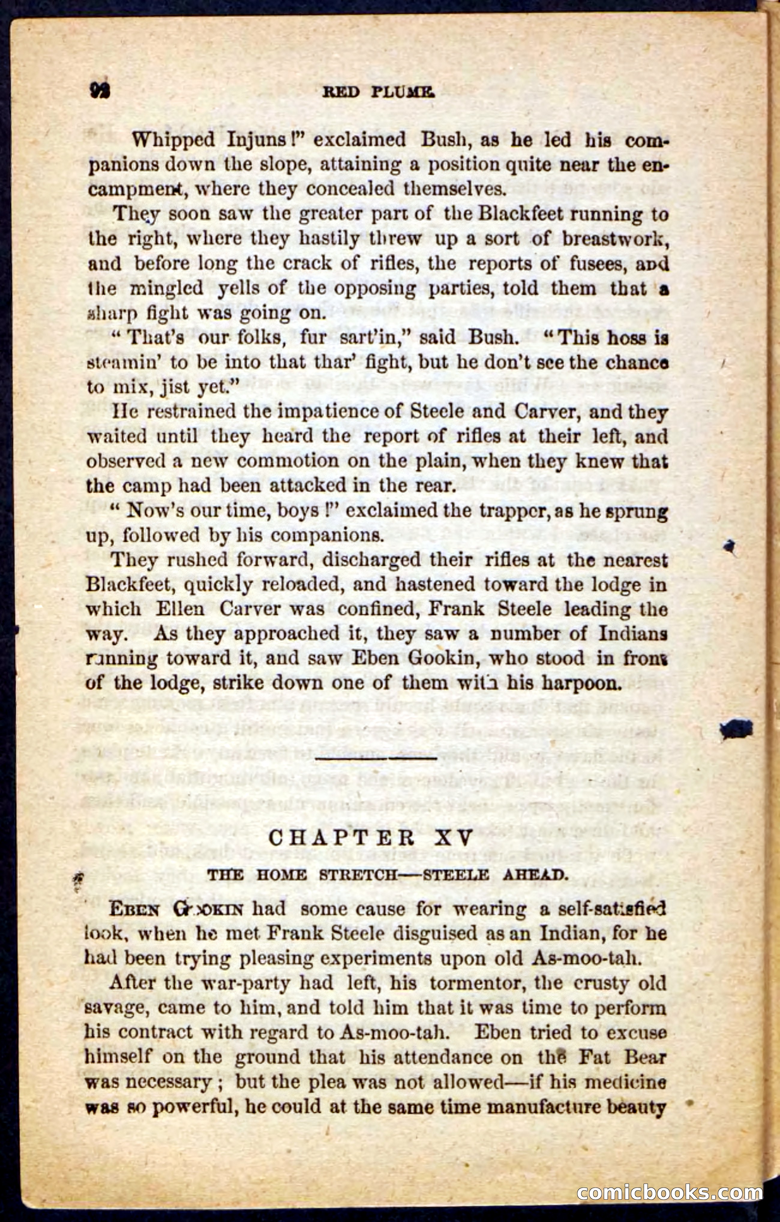 Beadle's Pocket Novels No. 131: Red Plume — page 88 of 98