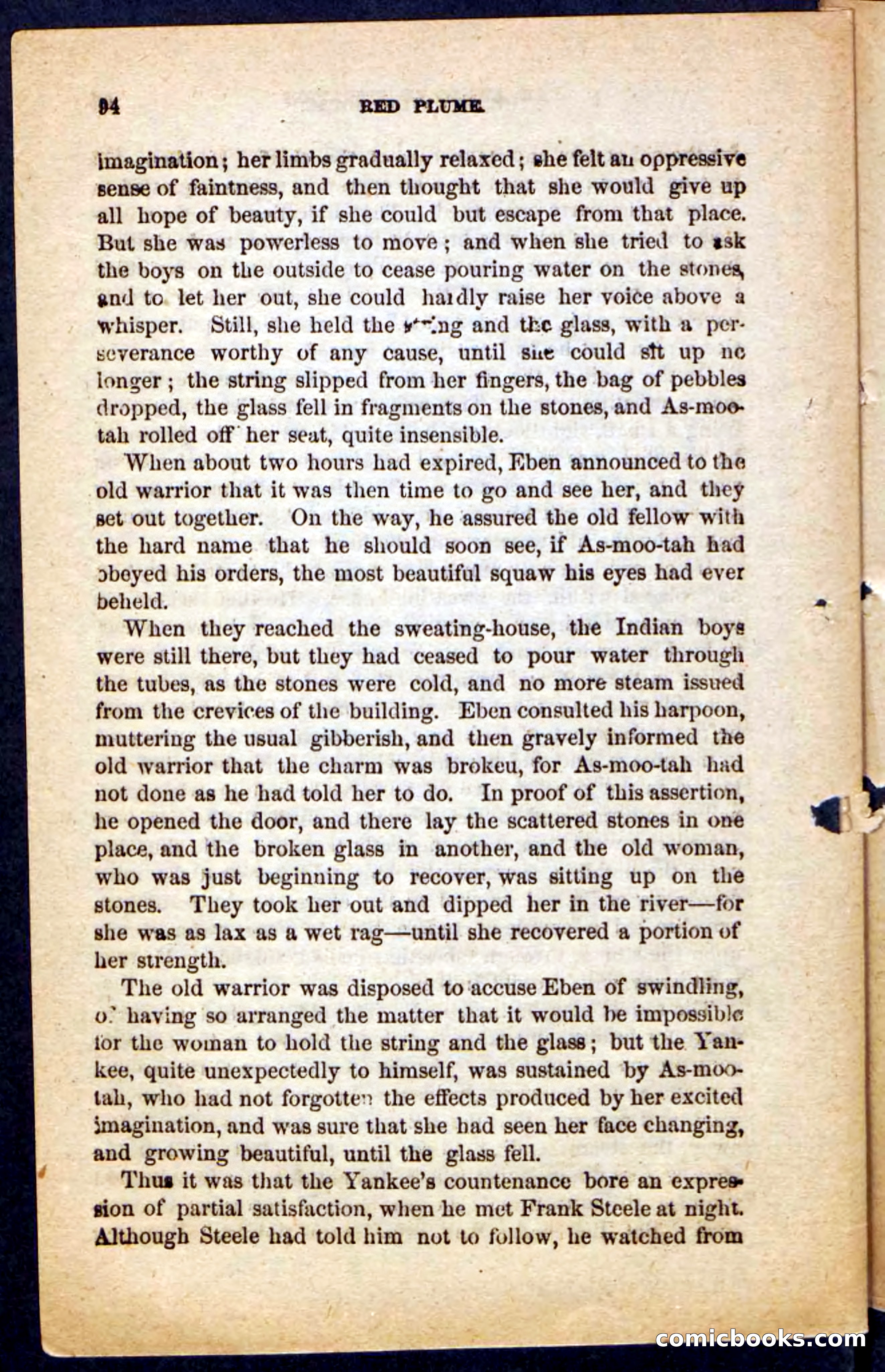 Beadle's Pocket Novels No. 131: Red Plume — page 90 of 98
