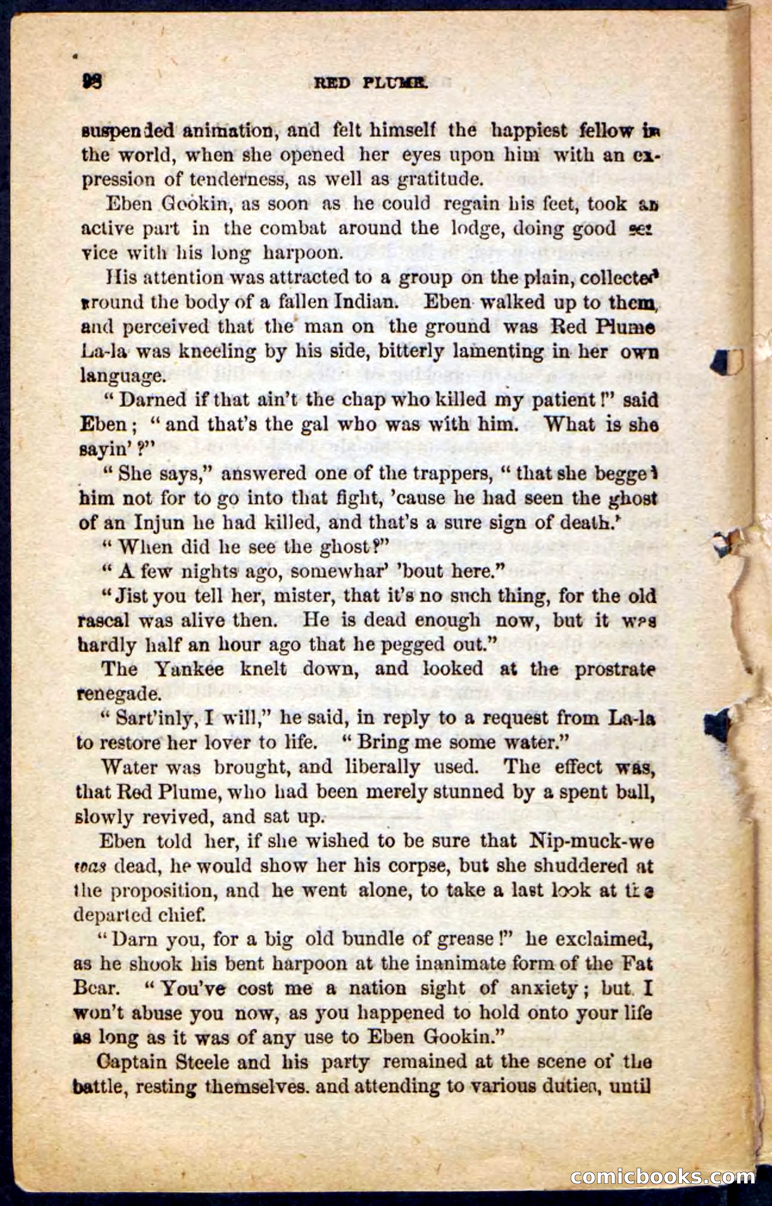Beadle's Pocket Novels No. 131: Red Plume — page 94 of 98