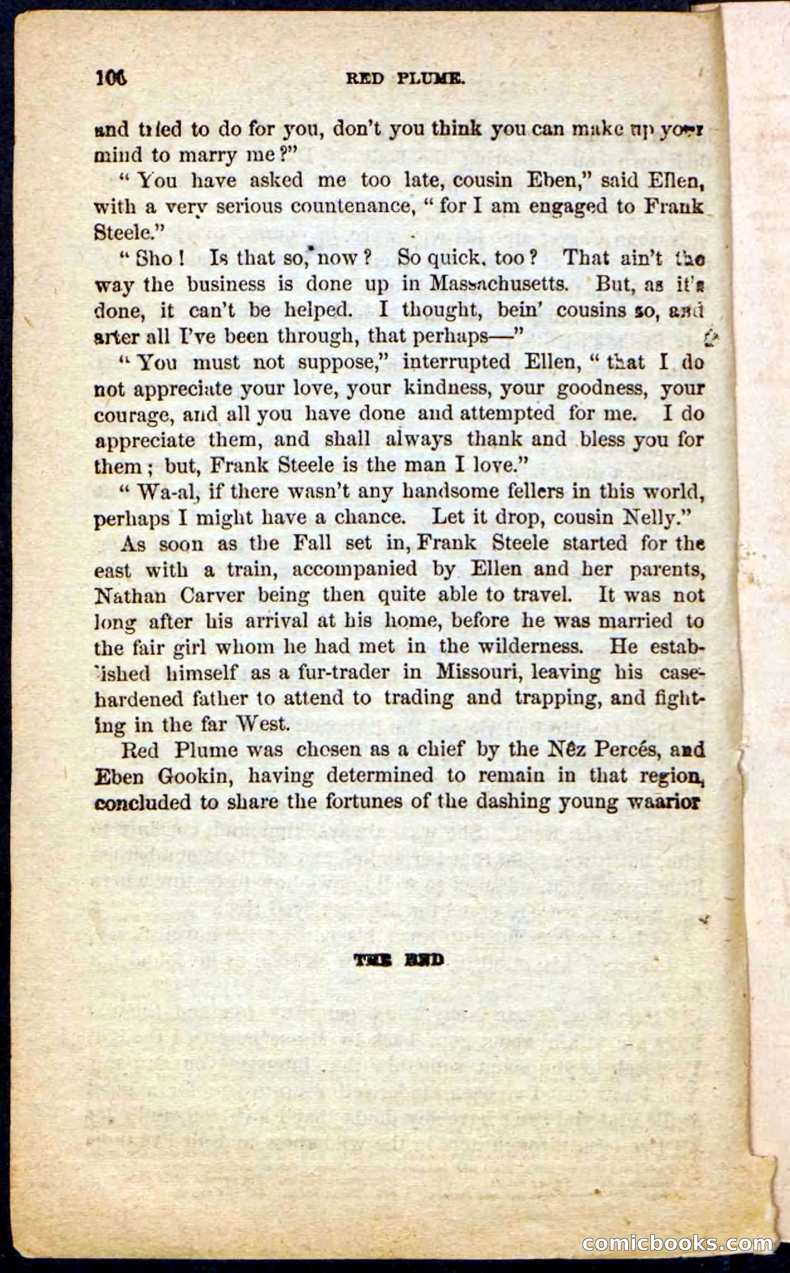 Beadle's Pocket Novels No. 131: Red Plume — page 96 of 98