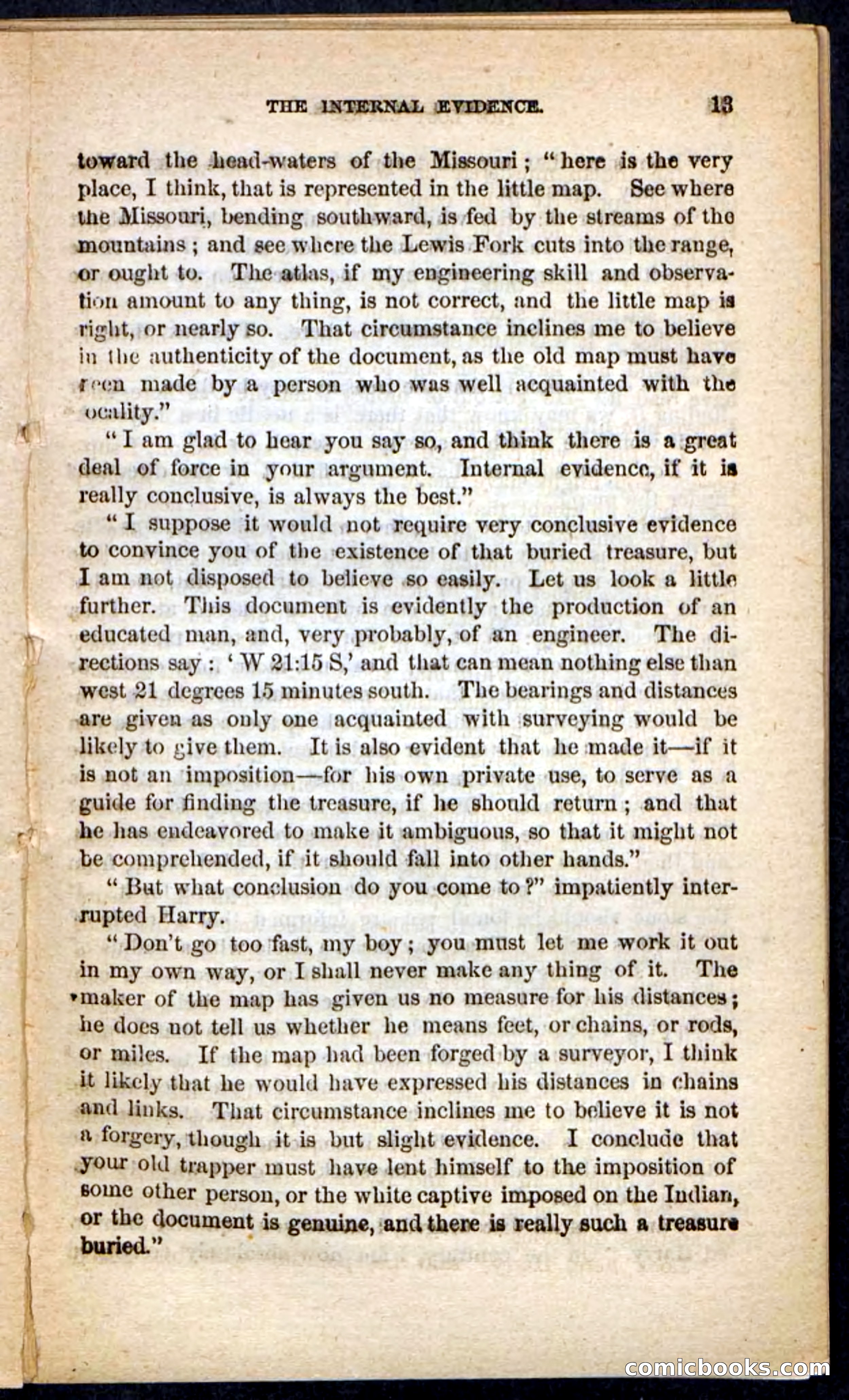 The Lost Cache, Beadle's Pocket Novels No. 133 — page 9 of 100