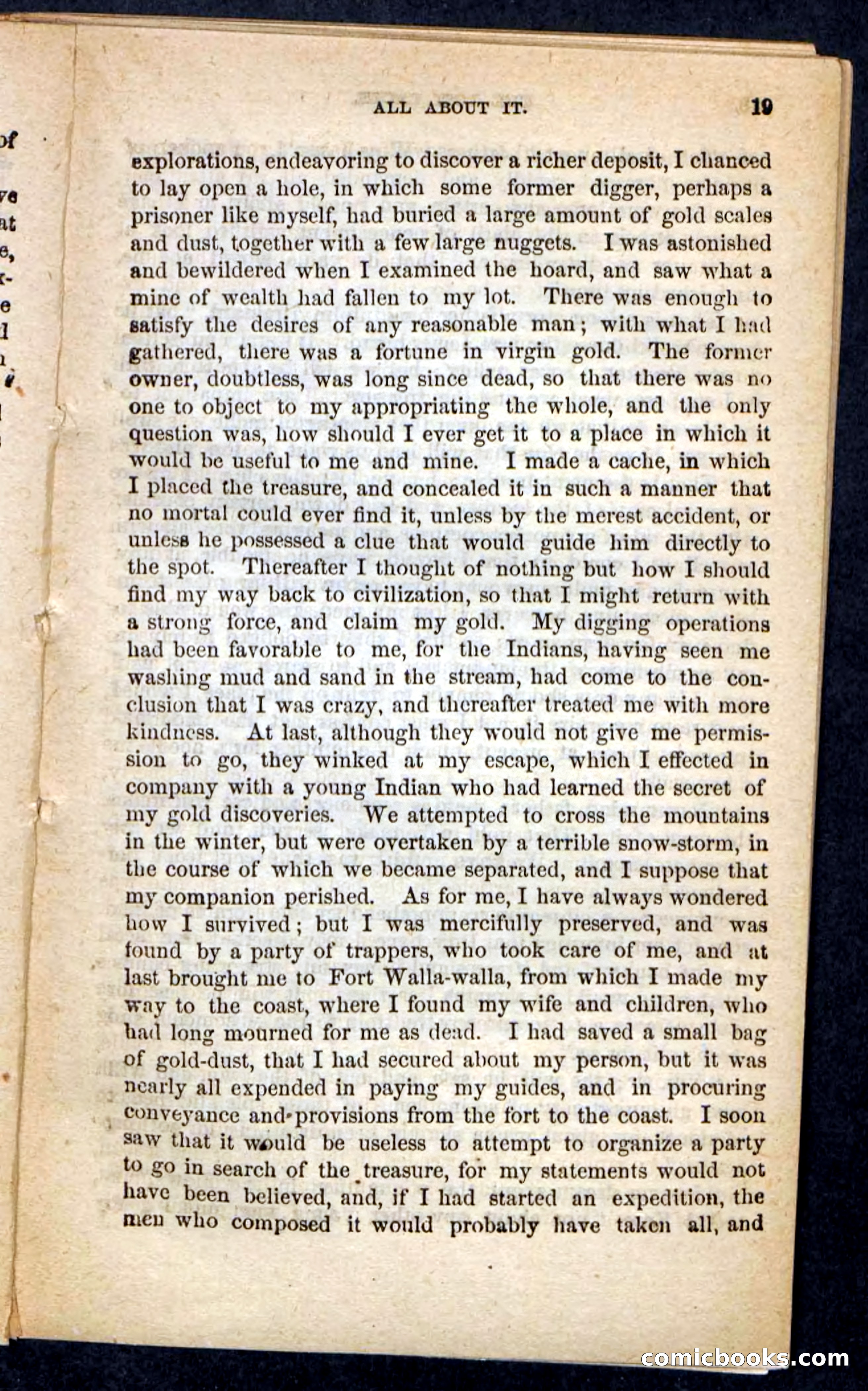 The Lost Cache, Beadle's Pocket Novels No. 133 — page 15 of 100