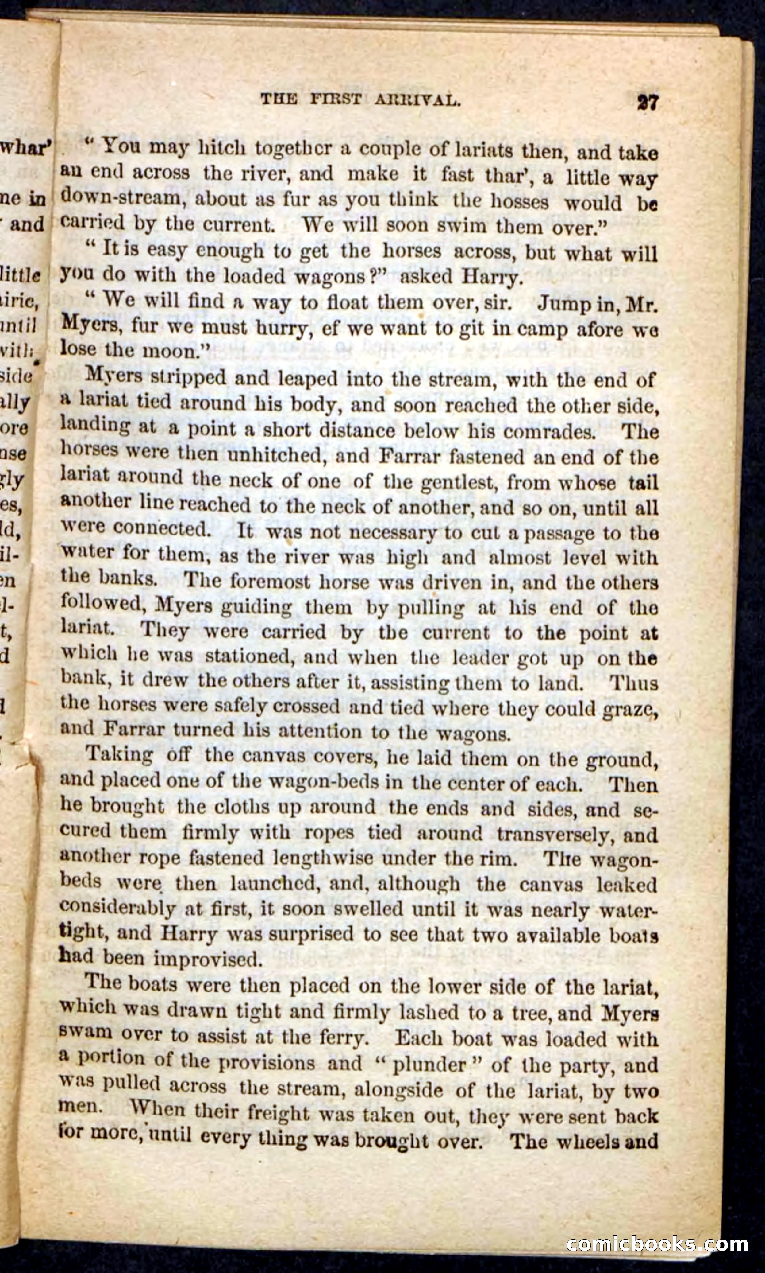 The Lost Cache, Beadle's Pocket Novels No. 133 — page 23 of 100