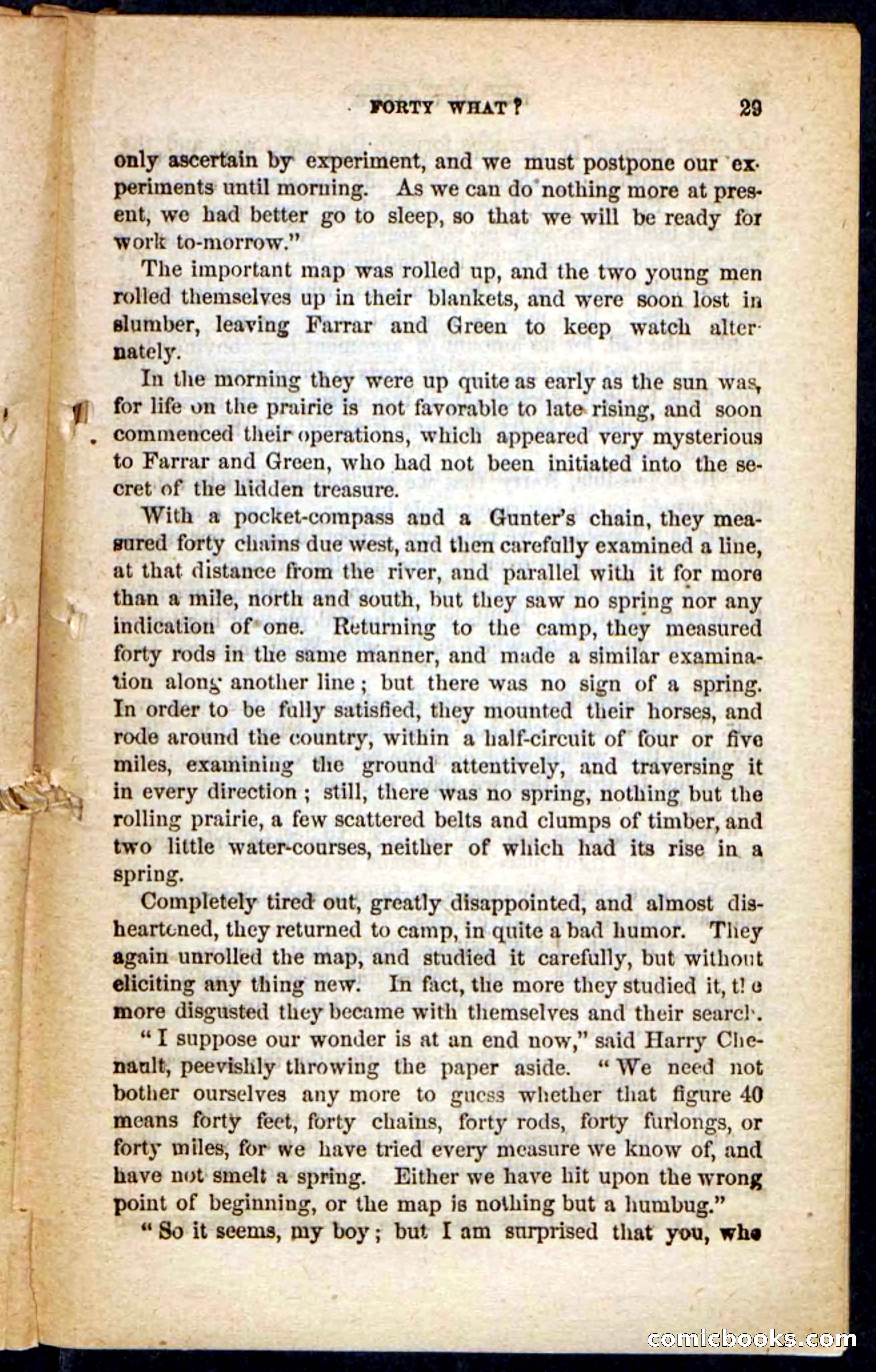 The Lost Cache, Beadle's Pocket Novels No. 133 — page 25 of 100