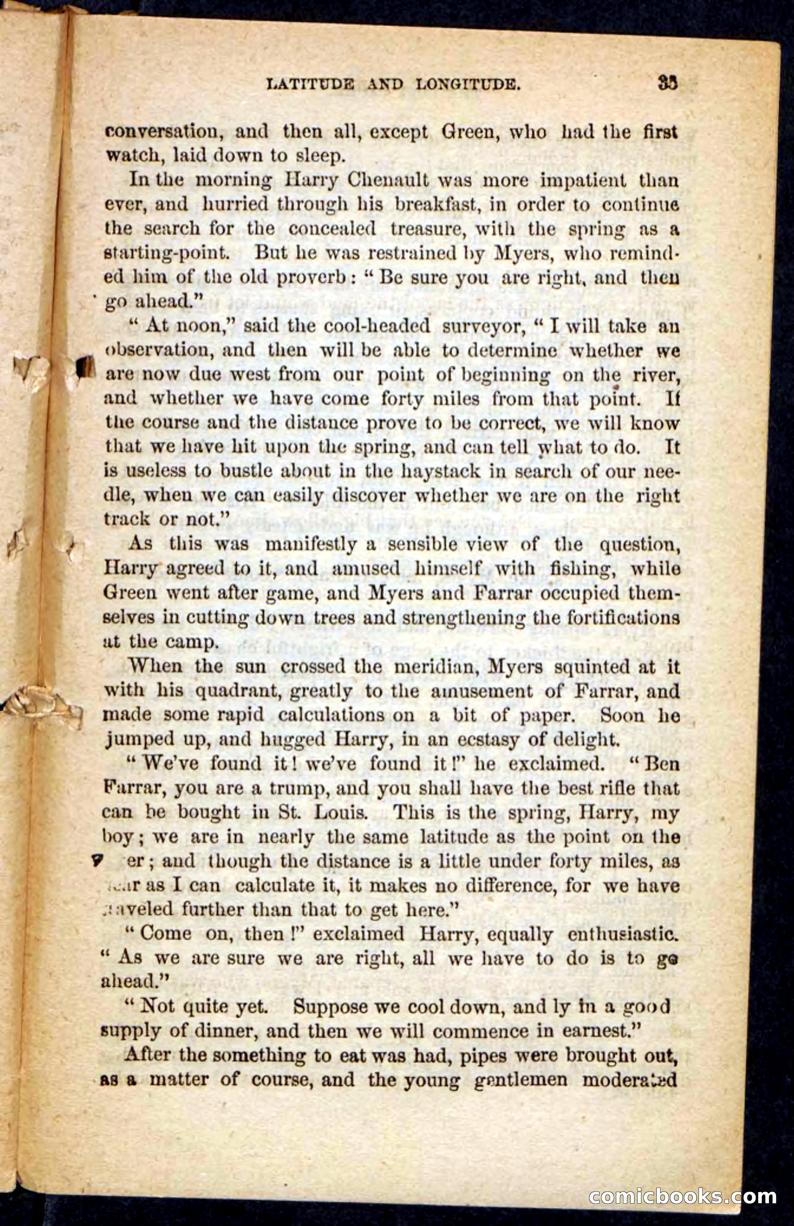 The Lost Cache, Beadle's Pocket Novels No. 133 — page 31 of 100