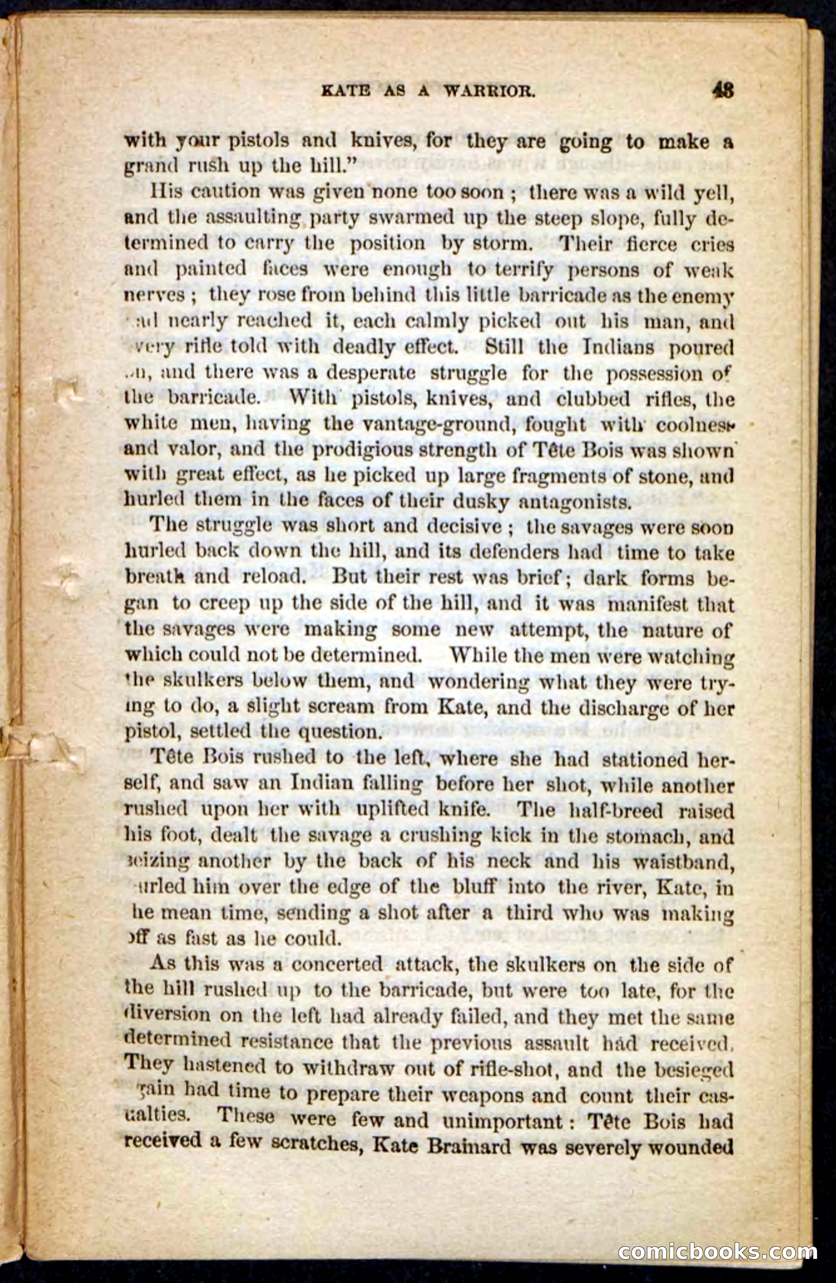 The Lost Cache, Beadle's Pocket Novels No. 133 — page 39 of 100