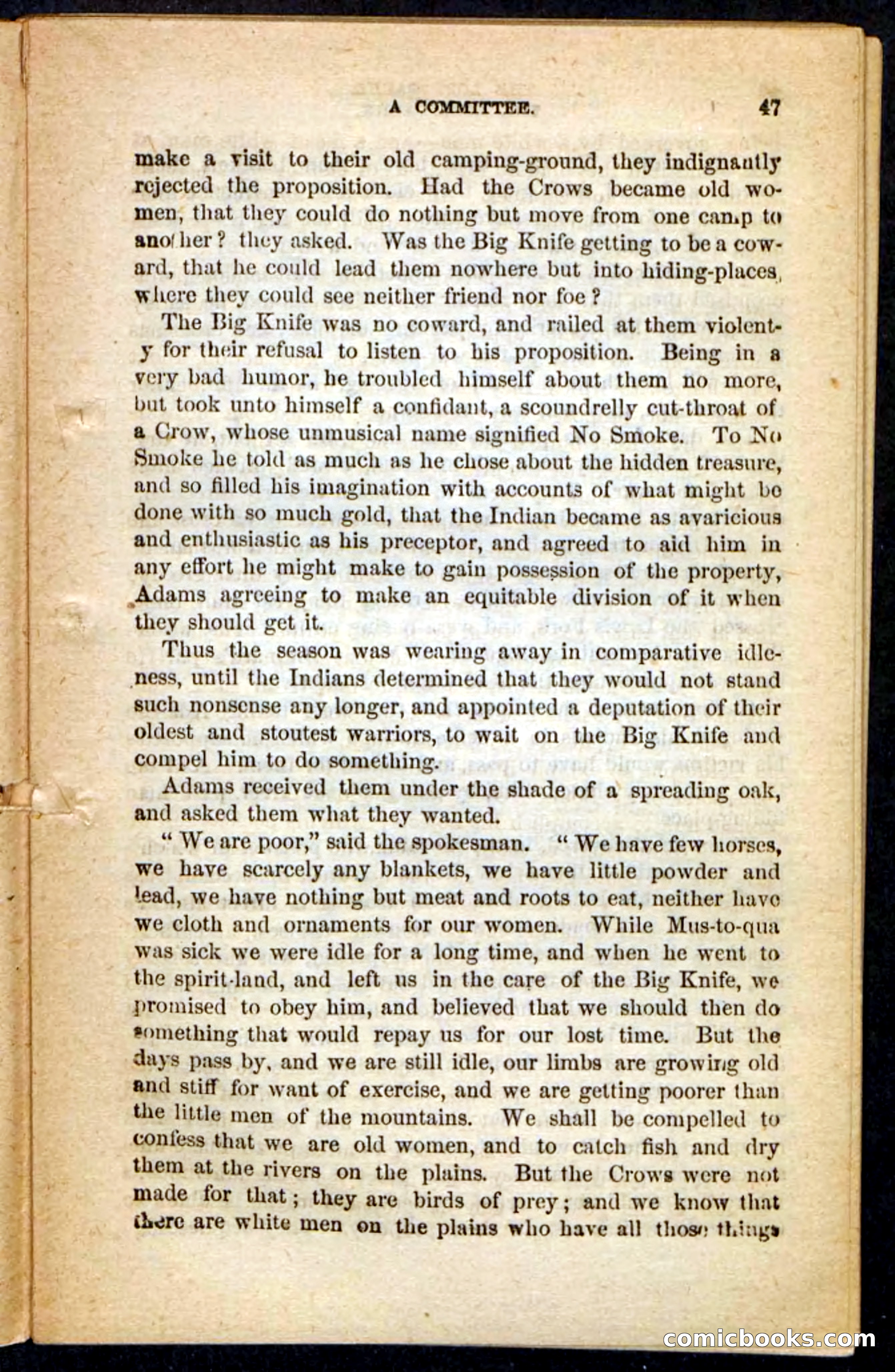 The Lost Cache, Beadle's Pocket Novels No. 133 — page 43 of 100