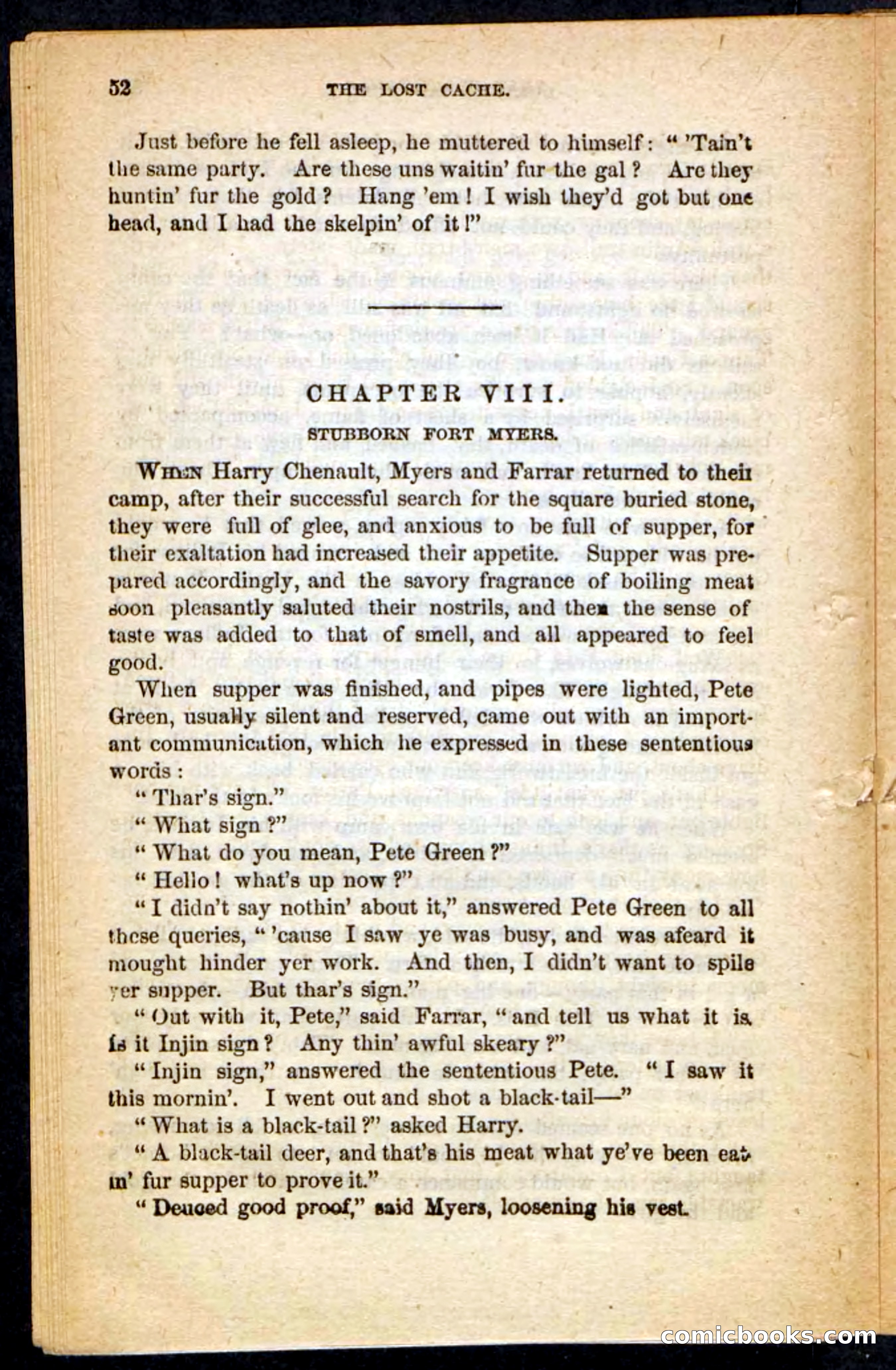 The Lost Cache, Beadle's Pocket Novels No. 133 — page 48 of 100