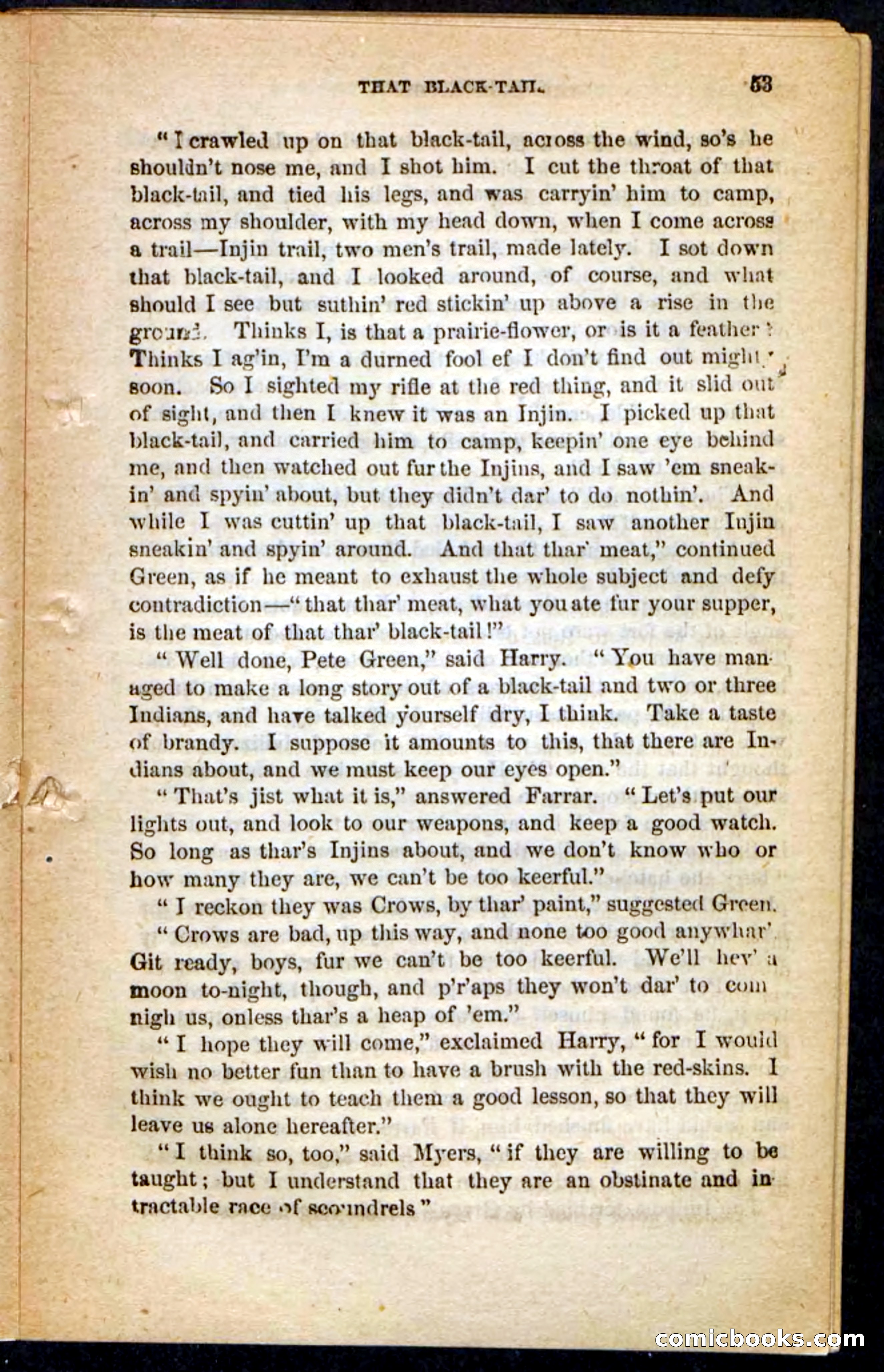 The Lost Cache, Beadle's Pocket Novels No. 133 — page 49 of 100