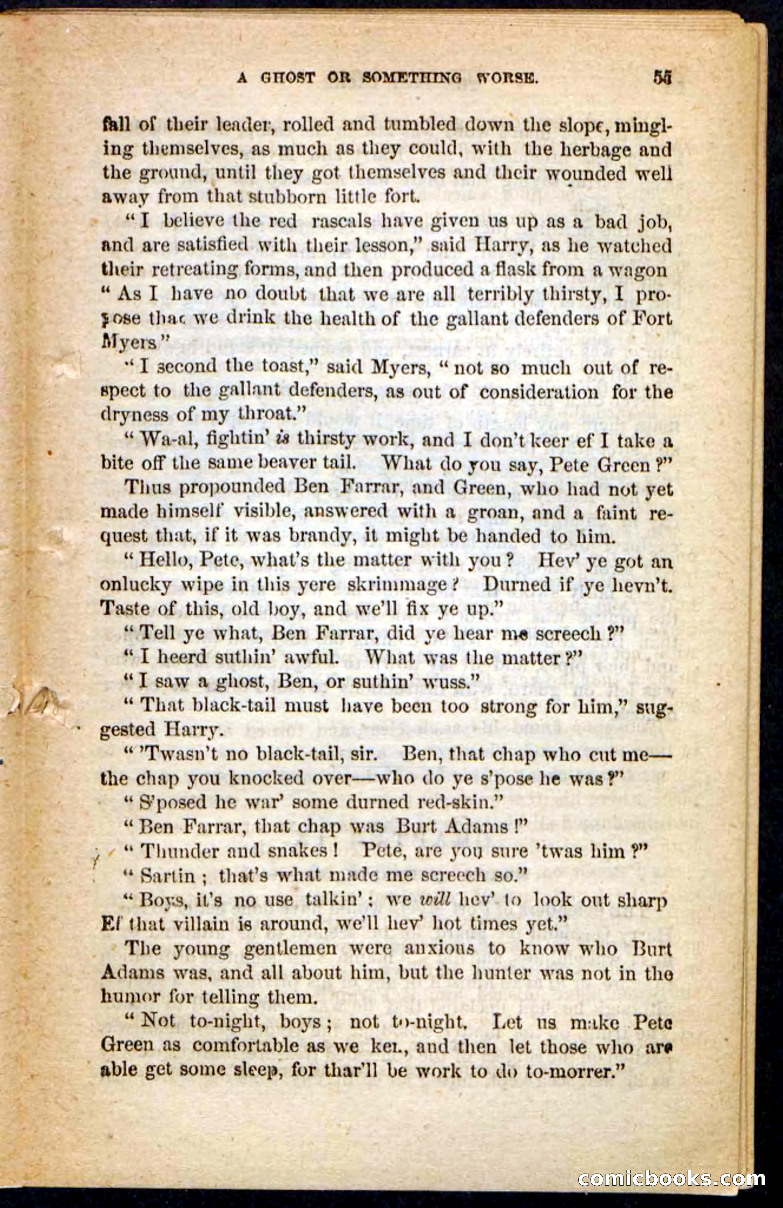 The Lost Cache, Beadle's Pocket Novels No. 133 — page 51 of 100