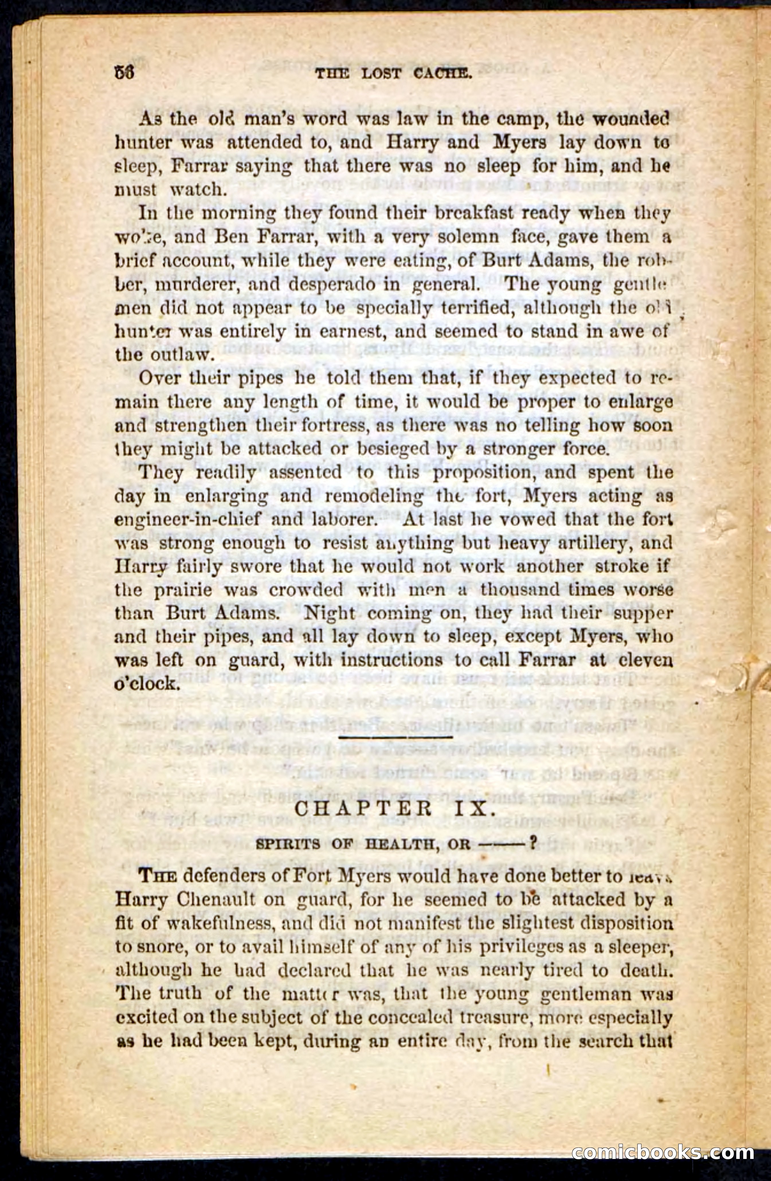 The Lost Cache, Beadle's Pocket Novels No. 133 — page 52 of 100