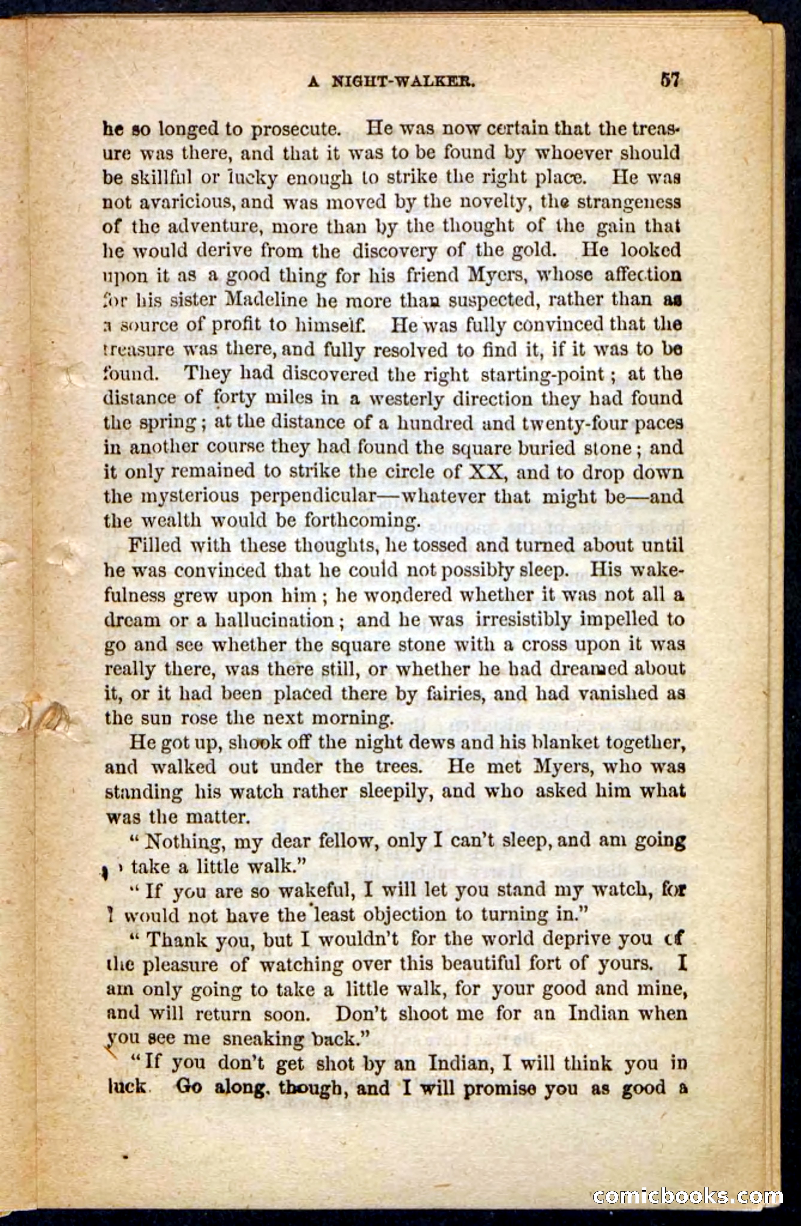 The Lost Cache, Beadle's Pocket Novels No. 133 — page 53 of 100