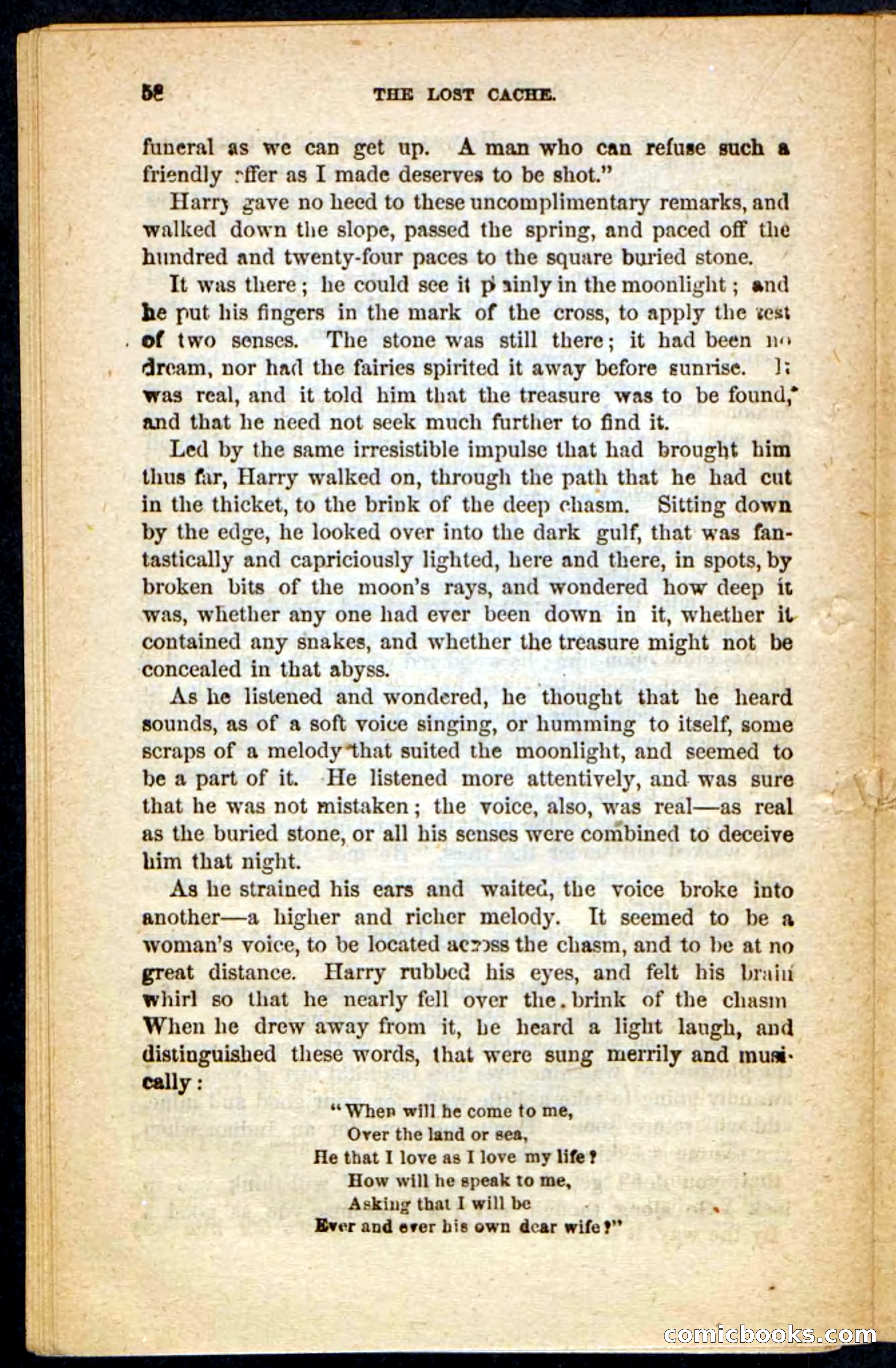 The Lost Cache, Beadle's Pocket Novels No. 133 — page 54 of 100