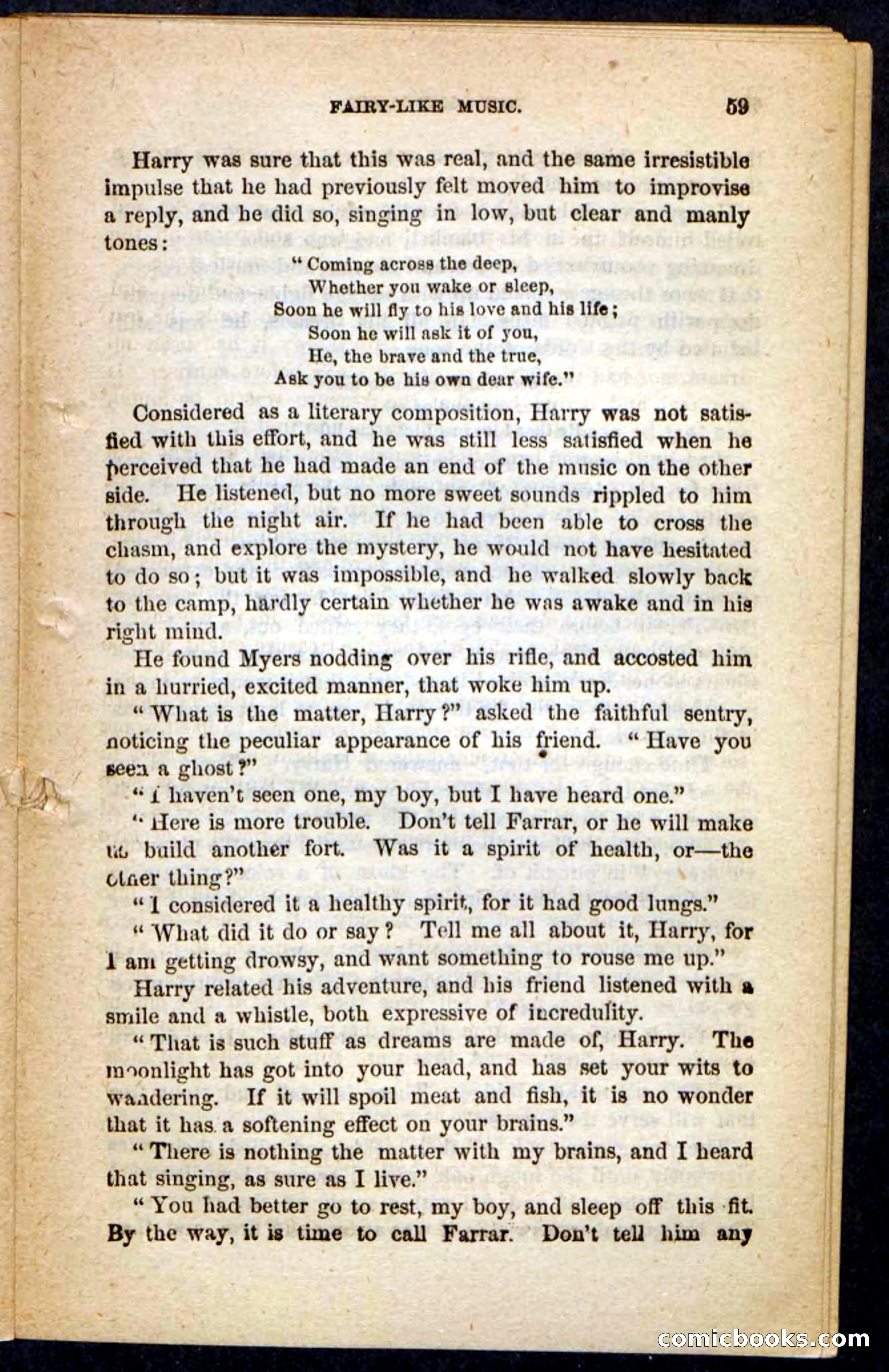 The Lost Cache, Beadle's Pocket Novels No. 133 — page 55 of 100