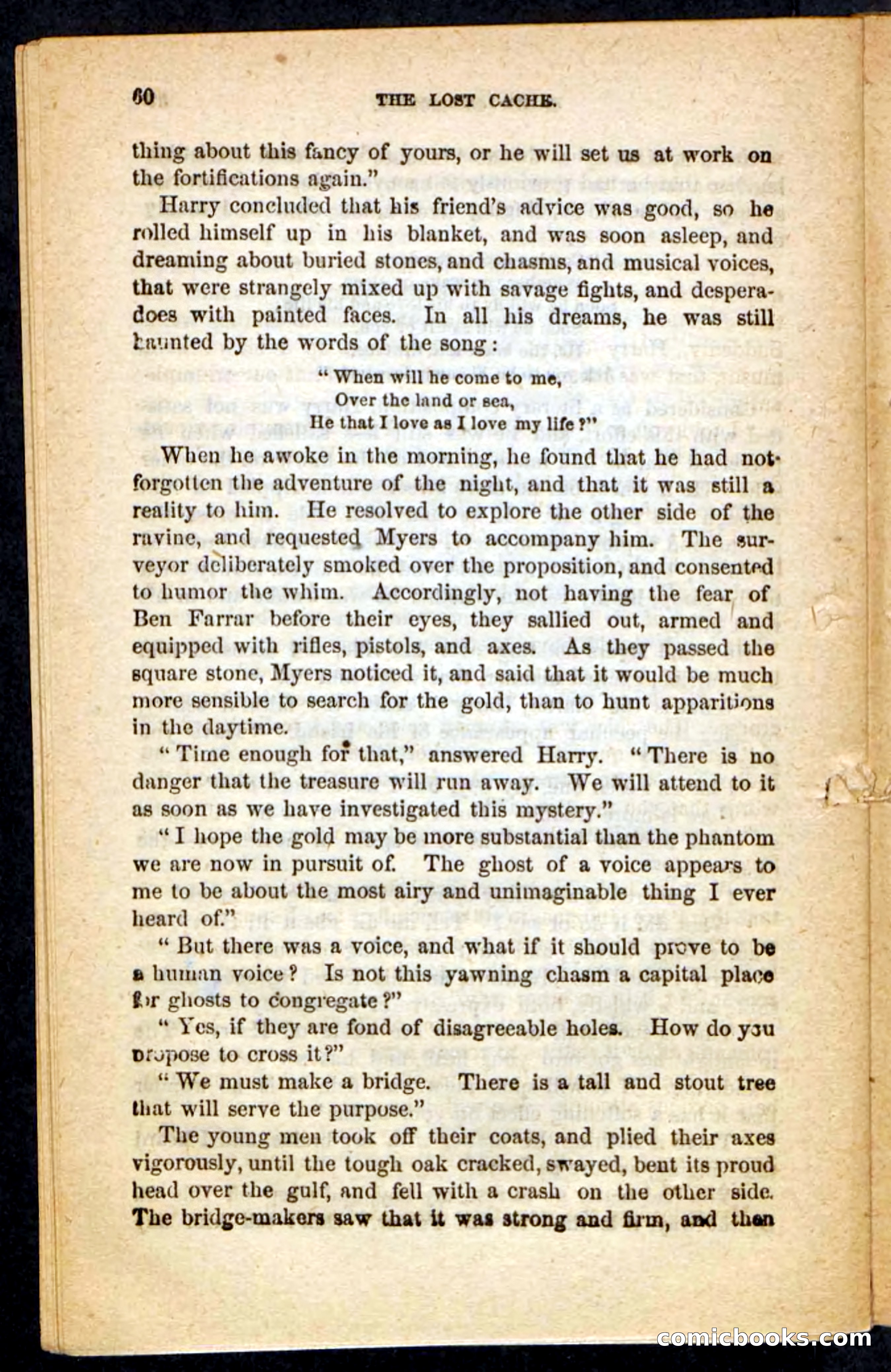 The Lost Cache, Beadle's Pocket Novels No. 133 — page 56 of 100