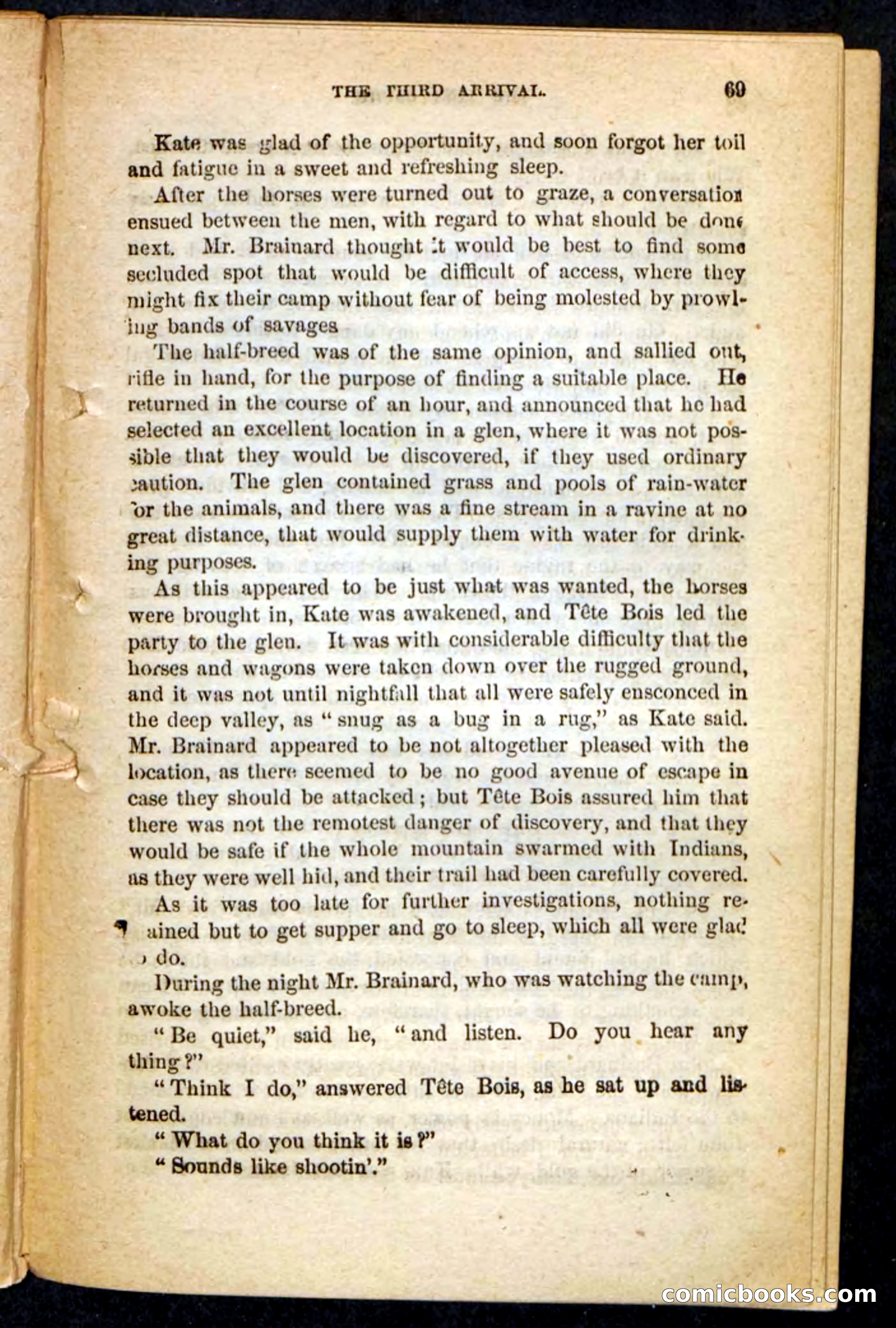 The Lost Cache, Beadle's Pocket Novels No. 133 — page 65 of 100