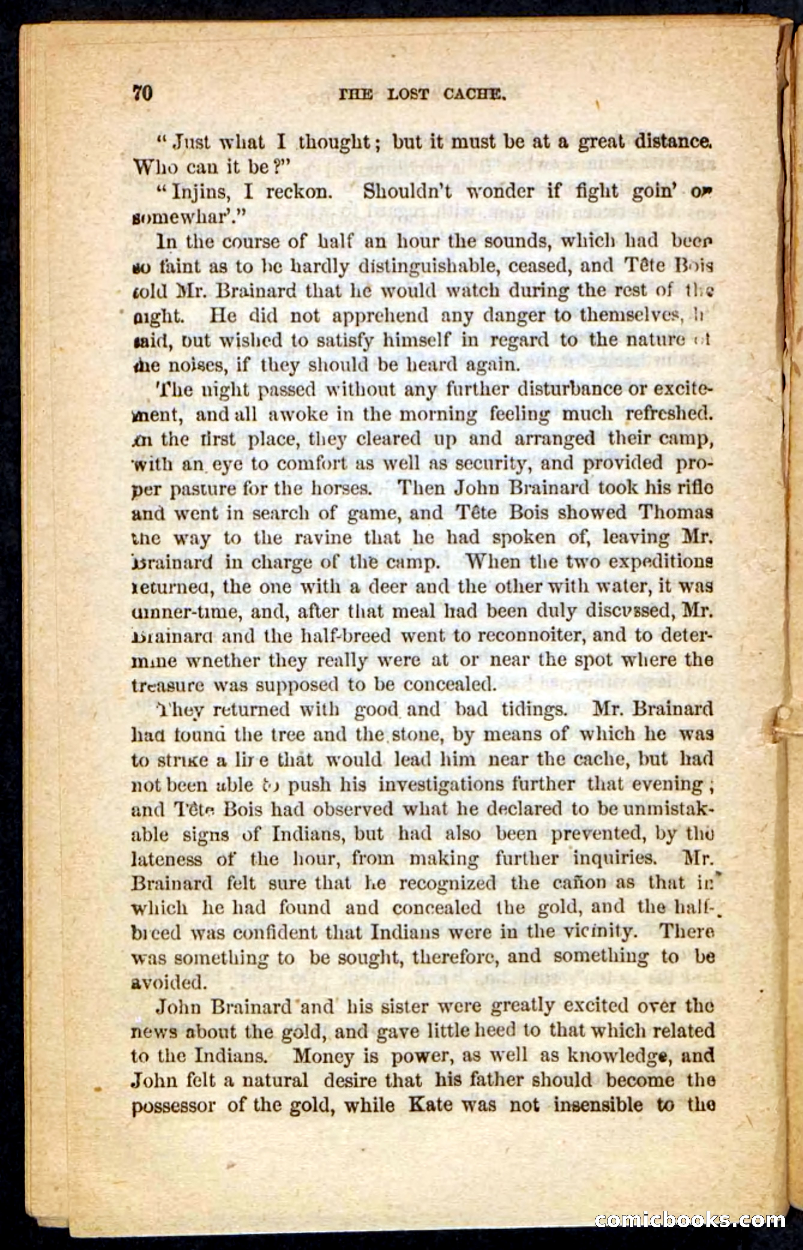 The Lost Cache, Beadle's Pocket Novels No. 133 — page 66 of 100