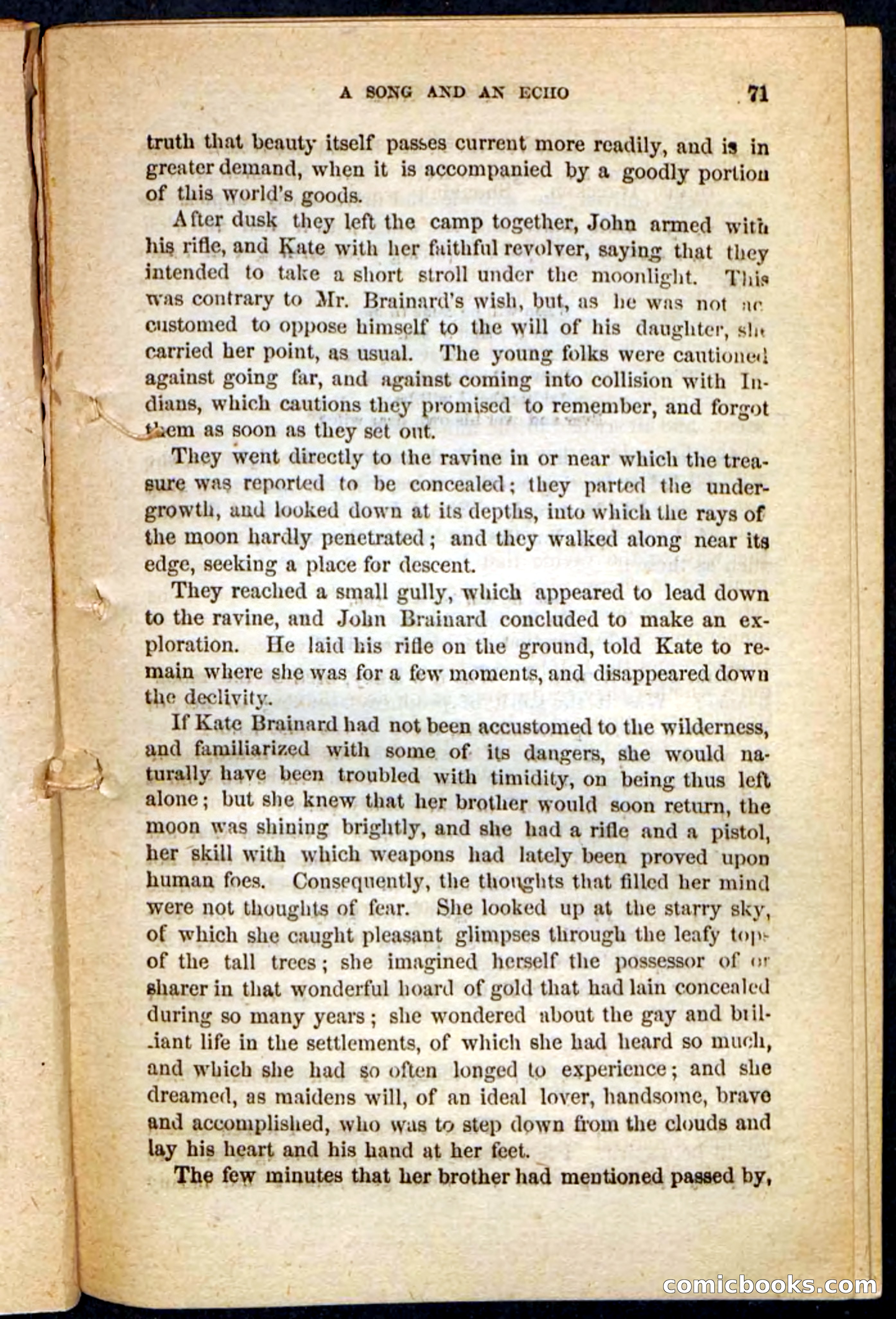 The Lost Cache, Beadle's Pocket Novels No. 133 — page 67 of 100