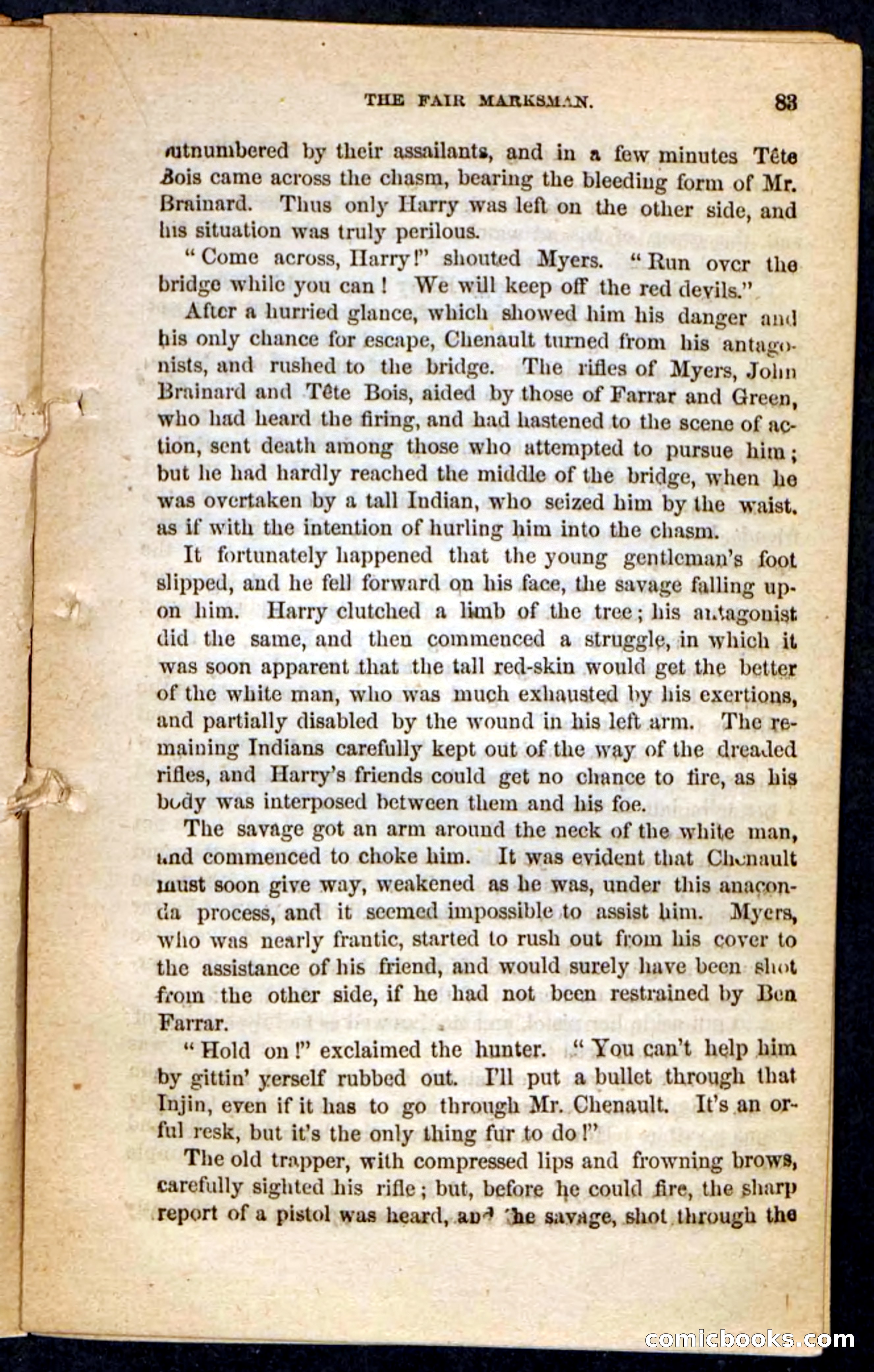 The Lost Cache, Beadle's Pocket Novels No. 133 — page 79 of 100